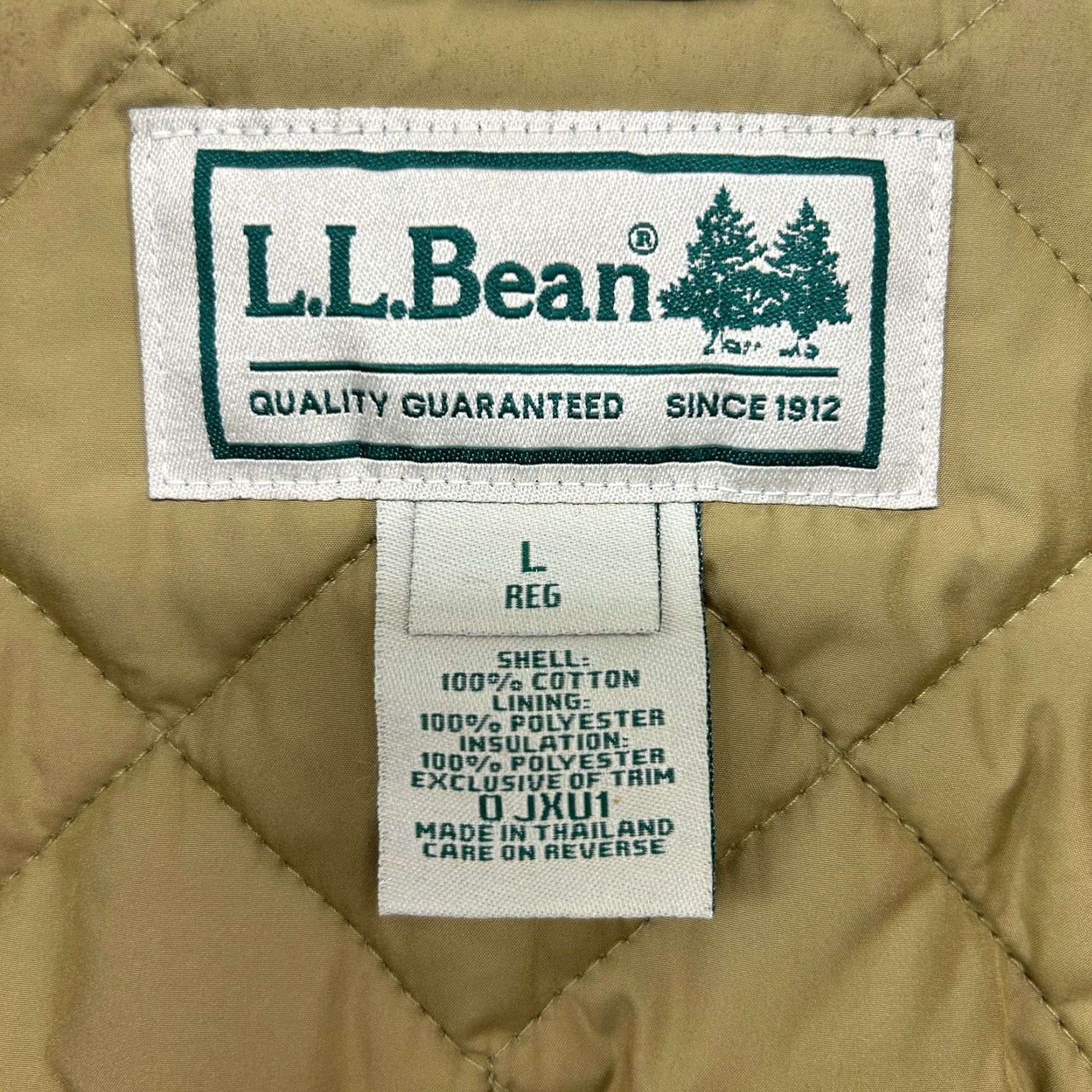 Vintage VINTAGE L.L. Bean Jacket Womens L Beige Barn Chore Coat Quilted Lined Canvas Cotton Retro Size L / US 10 / IT 46 - 6 Thumbnail