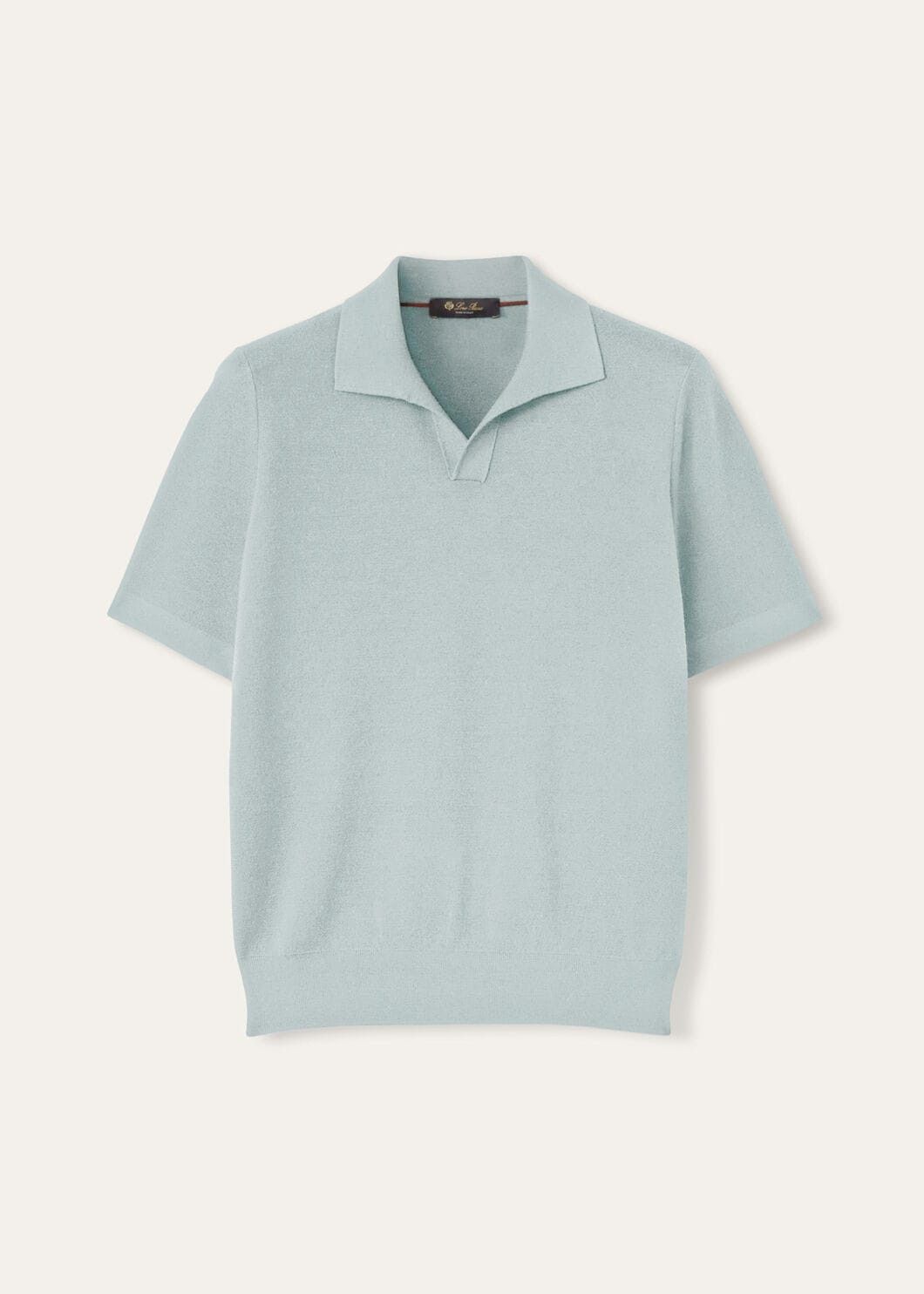 Loro Piana o1w1db10725 FAO3414 Empire Polo Shirt in Light Blue Size US M / EU 48-50 / 2 - 1 Thumbnail