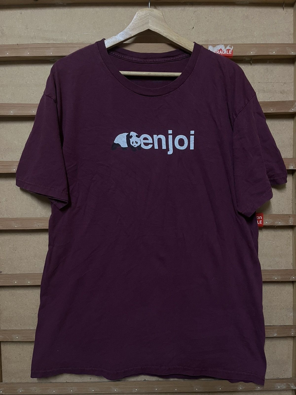 Enjoi Enjoi (maroon) T-Shirt Sz. XL Size US XL / EU 56 / 4 - 1 Thumbnail