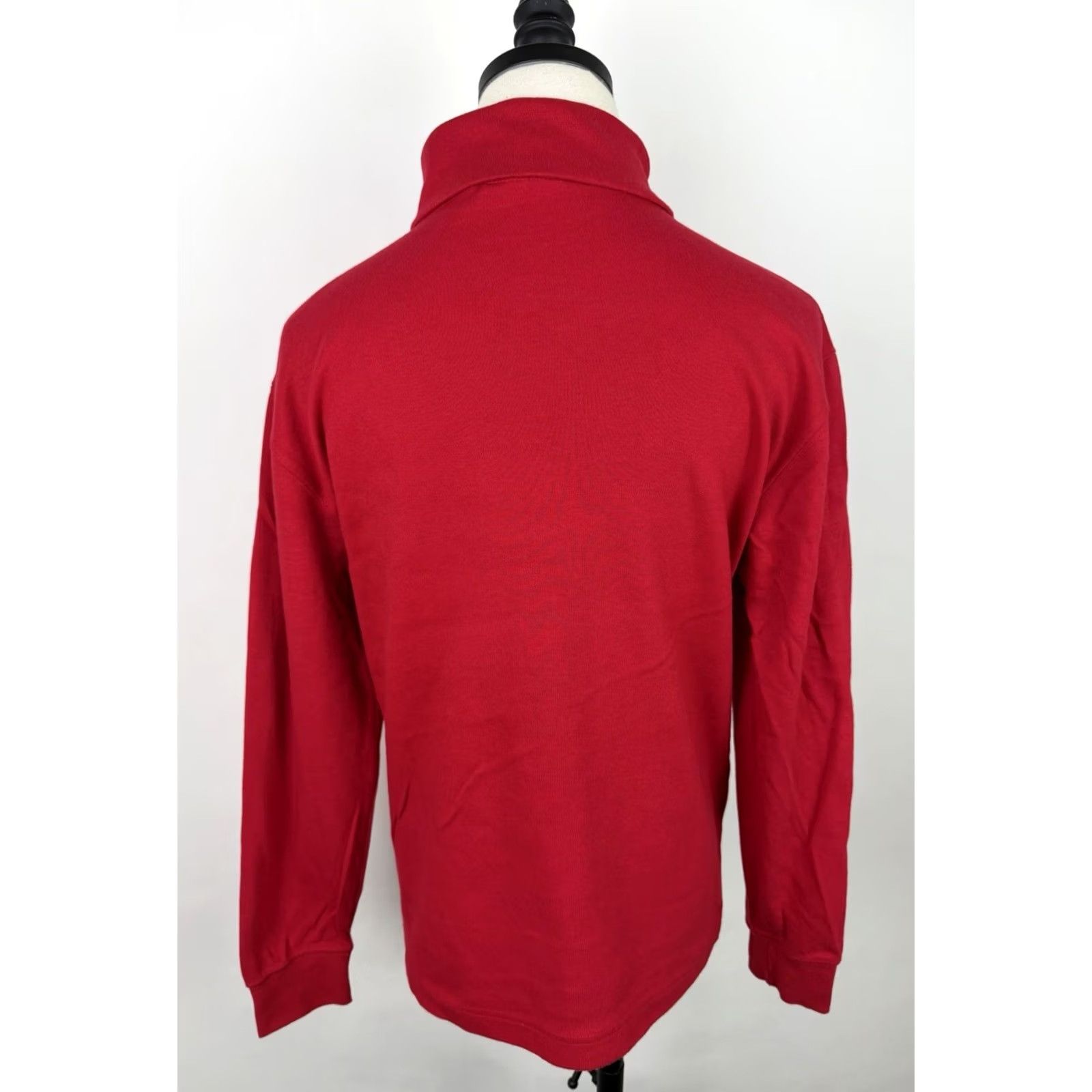 Vintage VINTAGE Westbound Shirt Women XS? 90s Long Sleeve Turtleneck Red Cotton Knit Minimal Retro Size S / US 4 / IT 40 - 7 Thumbnail