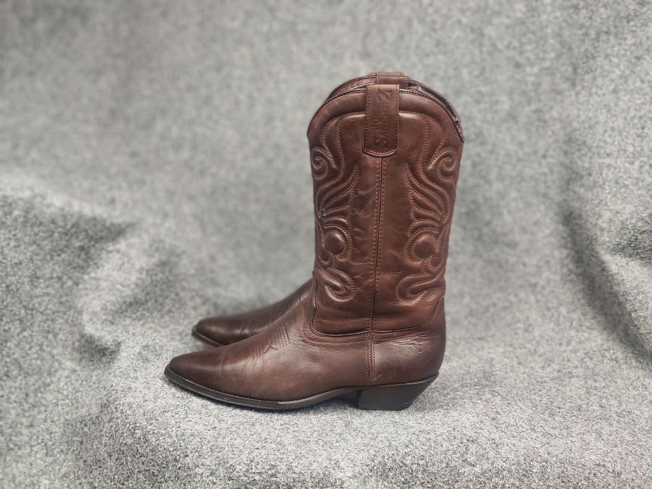 Sancho Boots Vintage 90's Joe Sanchez Leather Logo Western Cowboy Boots Size US 8 / EU 41 - 8 Thumbnail