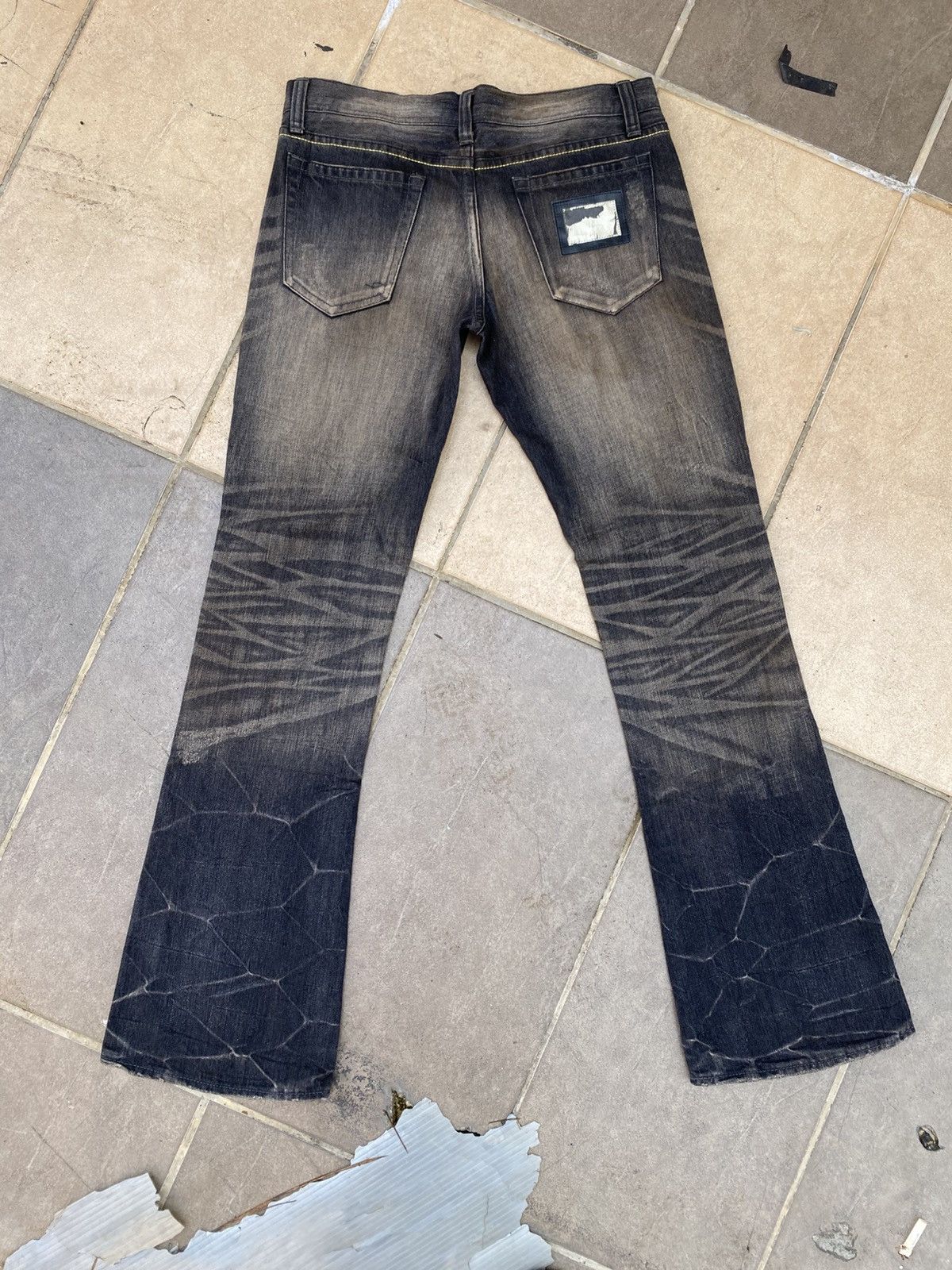 Murder License Murder Lincense Studded Flare Jeans Size US 35 - 4 Thumbnail