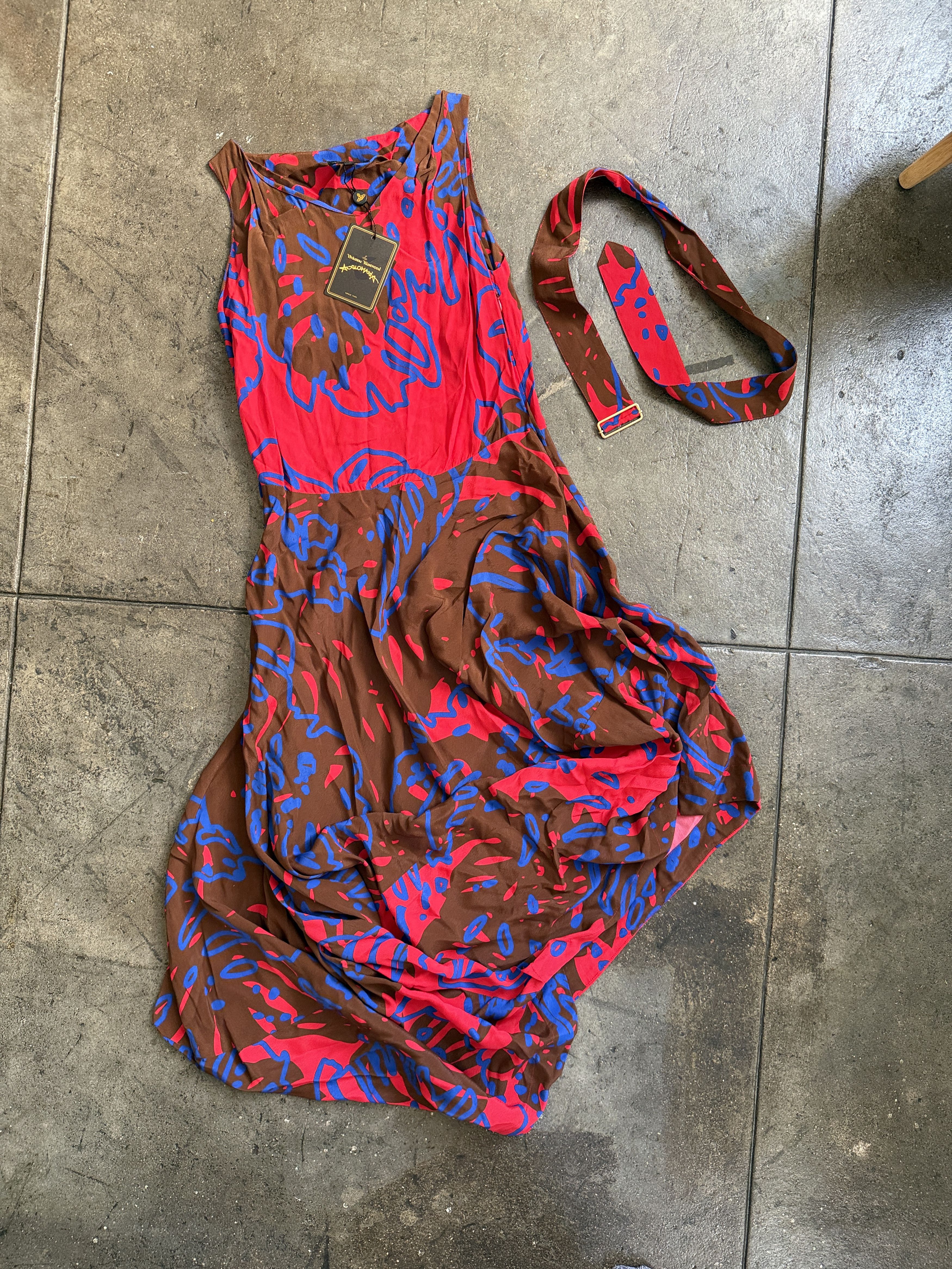 Vivienne Westwood NWT 2014 Anglomania 100% Viscose Crazy Belt w/ Belt Size M / US 6-8 / IT 42-44 - 1 Thumbnail