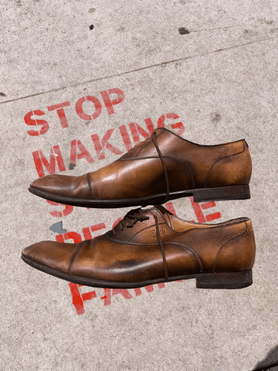 Gucci GUCCI Leather Oxford Lace Up Formal Dress Shoes Boots | Grailed