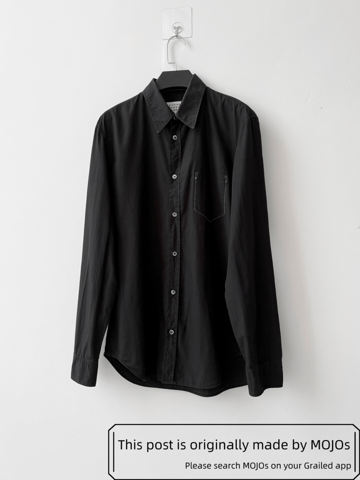 Maison Margiela Sz 40 Maison Margiela 21SS White Suture Shirt mojos713 Size US L / EU 52-54 / 3 - 2 Thumbnail