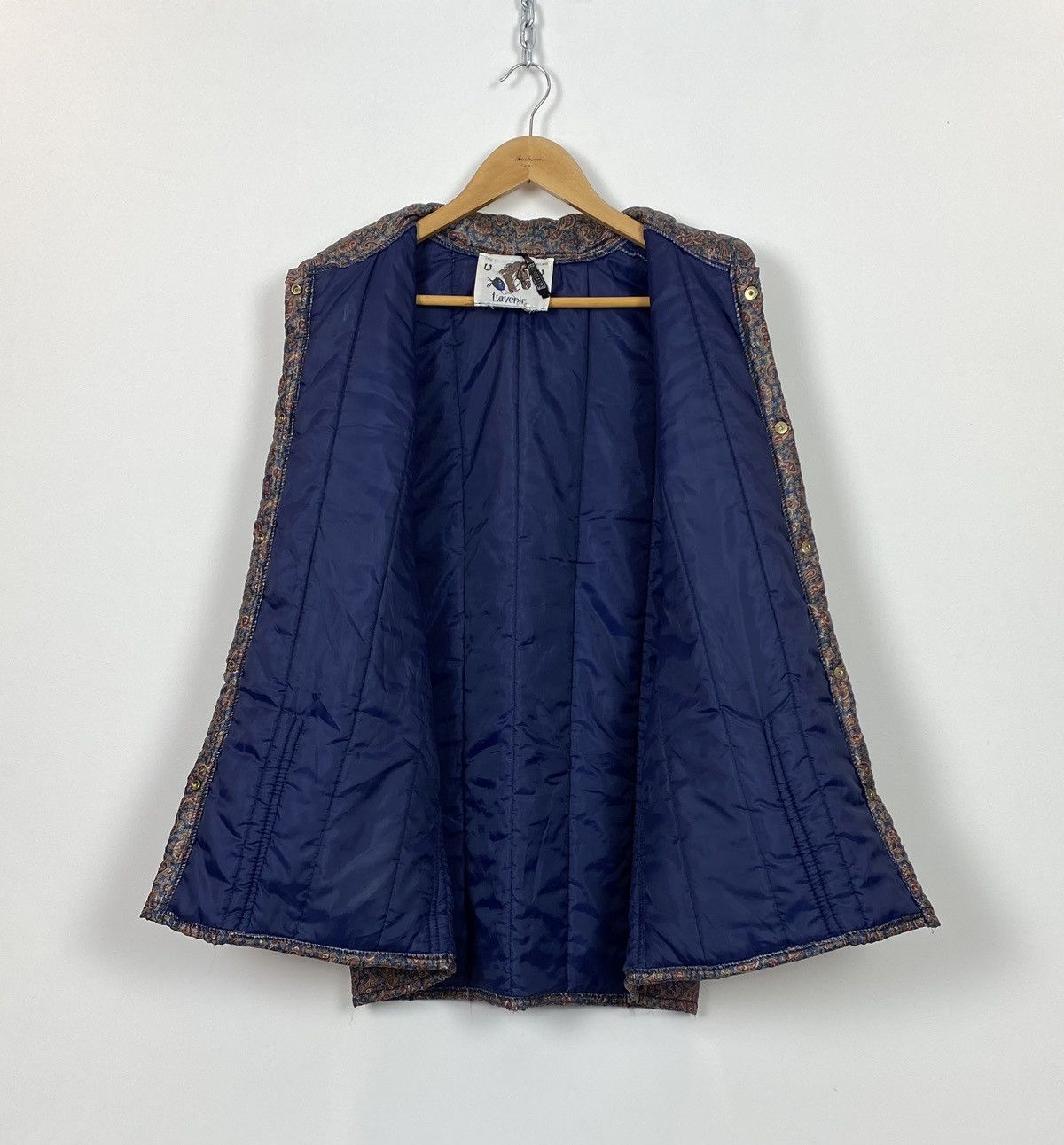 Vintage Lavenir Women’s Padded Equestrian Gilet Waistcoat Jacket Top Size L / US 10 / IT 46 - 5 Thumbnail