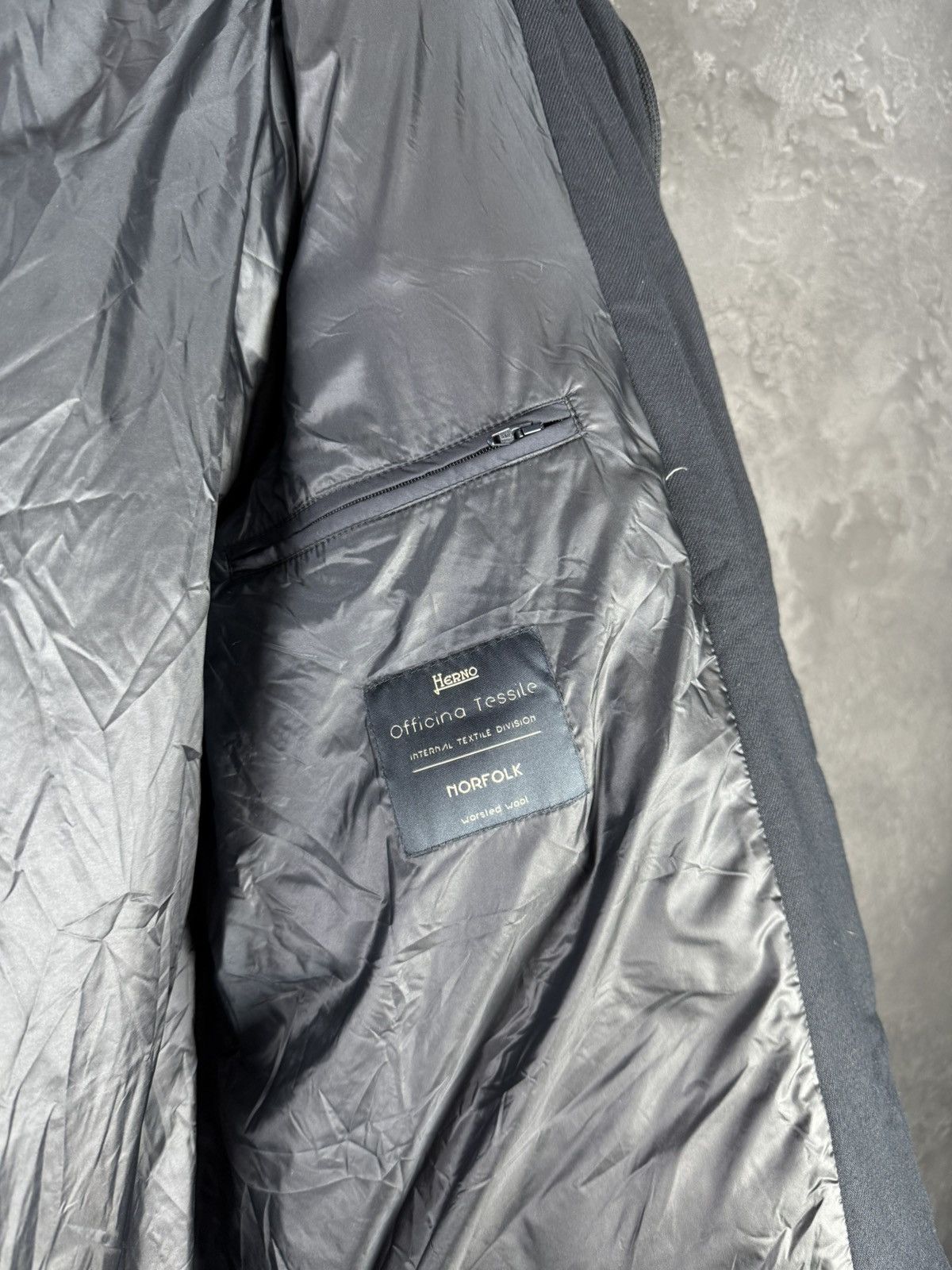 Herno HERNO Norfolk Men's Down Jacket Navy Blue Size 50 Size US M / EU 48-50 / 2 - 18 Thumbnail