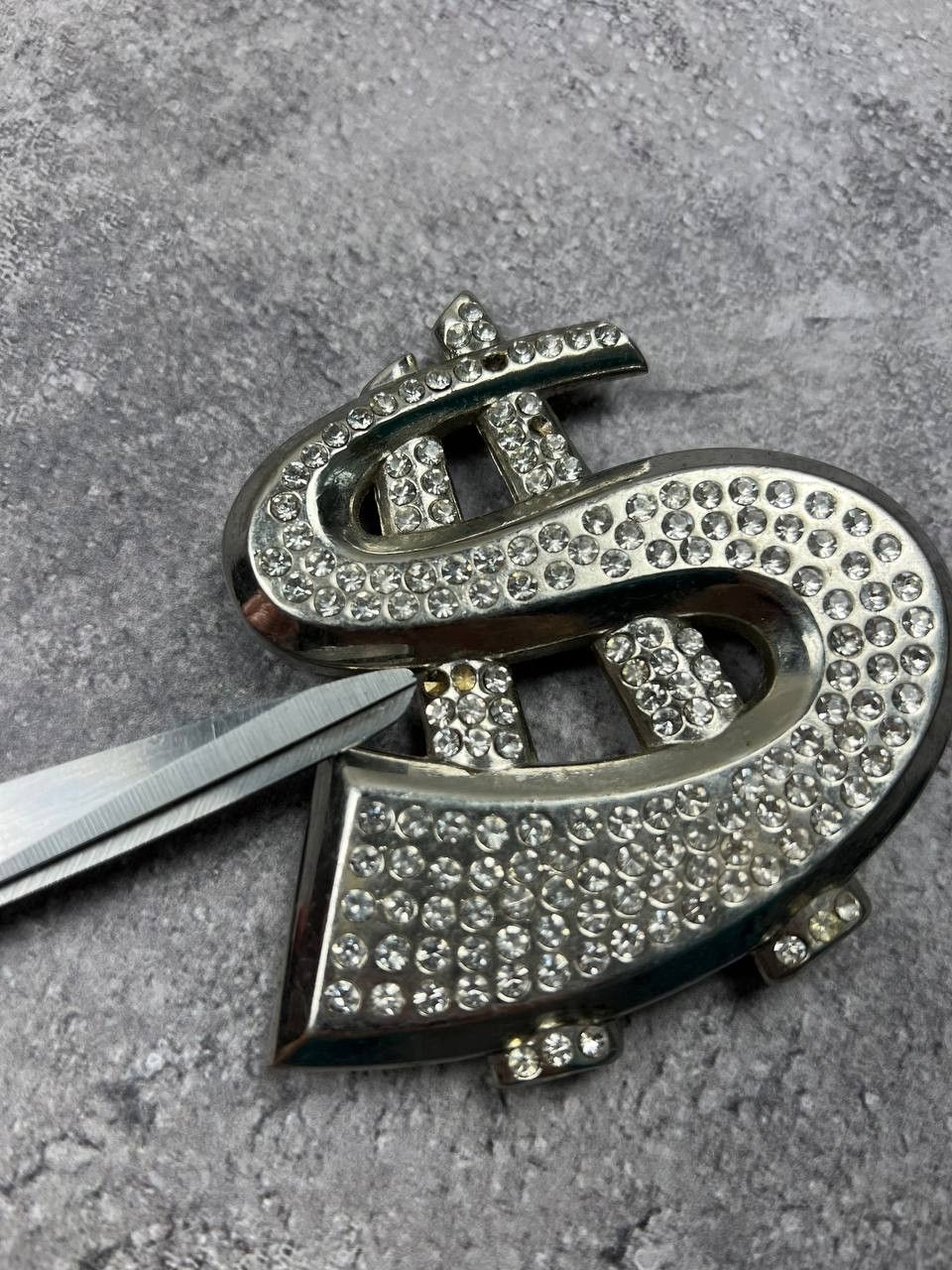 Vintage Vintage Buckle Diamand Dollar Luxury Old Money Y2K Rare Size ONE SIZE - 4 Thumbnail