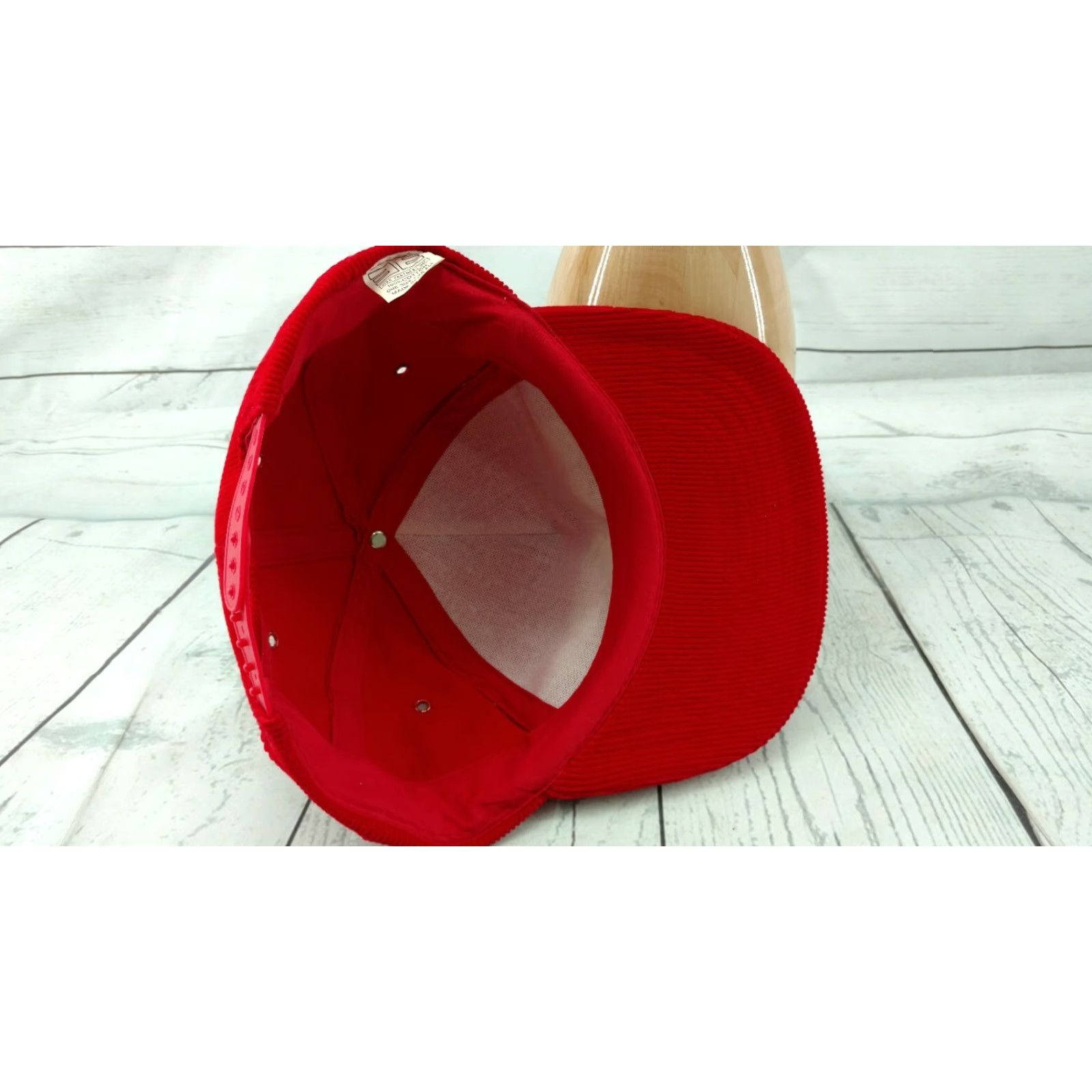 Vintage VINTAGE BOB EVANS Corduroy Hat Red Trucker Country Snapback Men Adjustable Size ONE SIZE - 7 Thumbnail