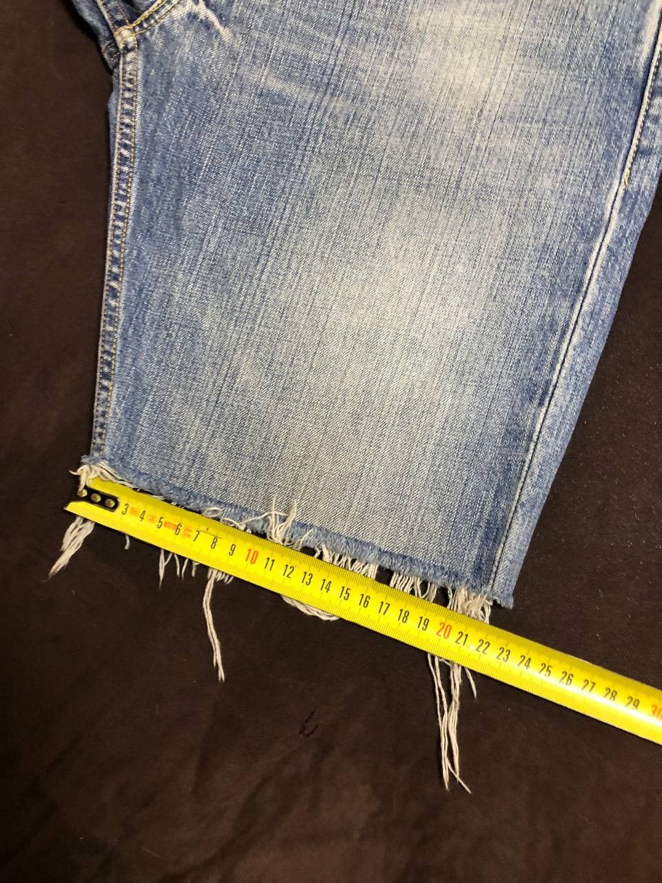 Levi's Vintage USA 90’s Levi’s 506 Button Fly Cut Off Shorts Size US 31 - 11 Thumbnail