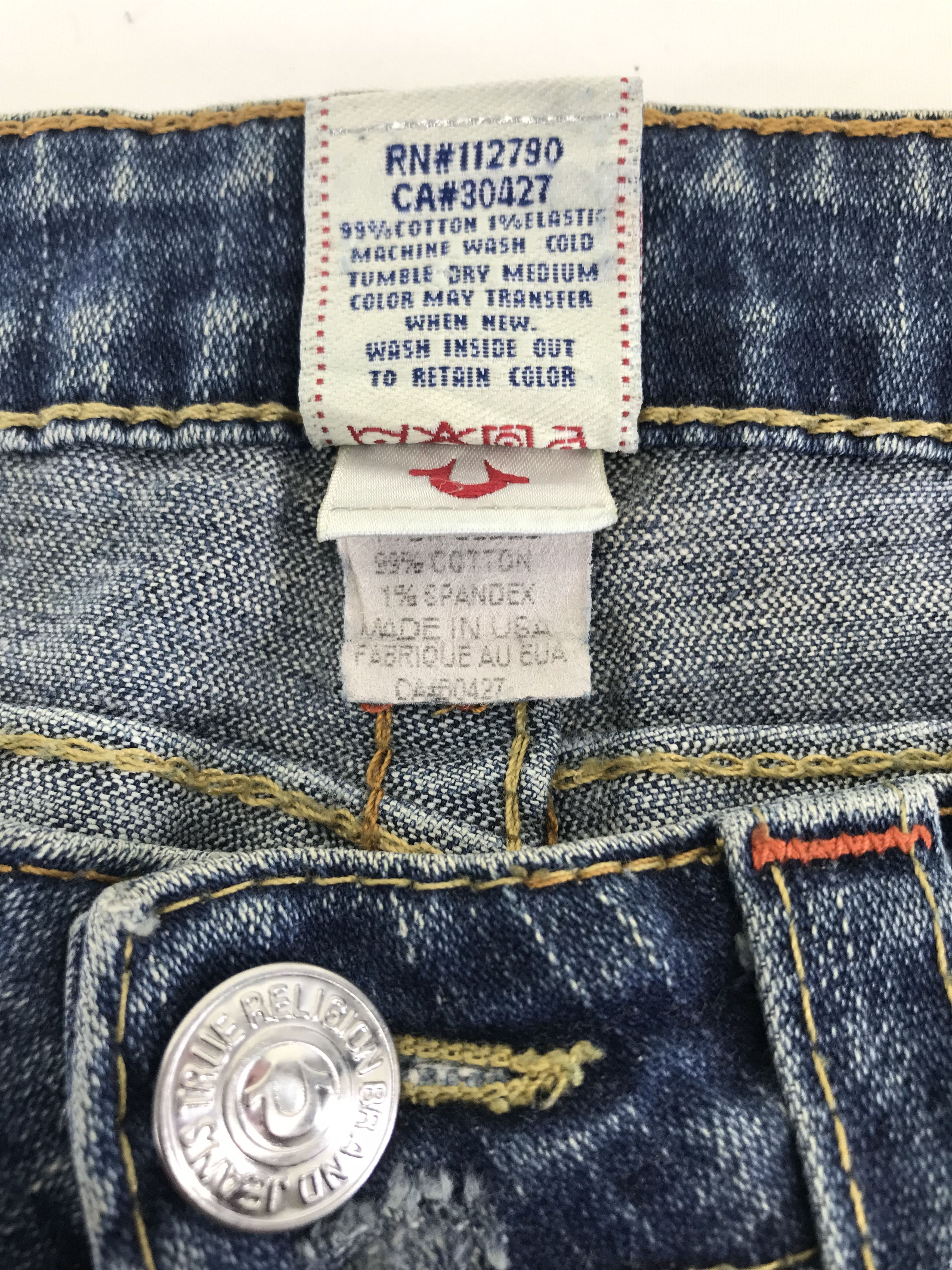 True Religion Vintage USA True Religion Low Rise Super Flare Jeans Size 30" / US 8 / IT 44 - 10 Thumbnail