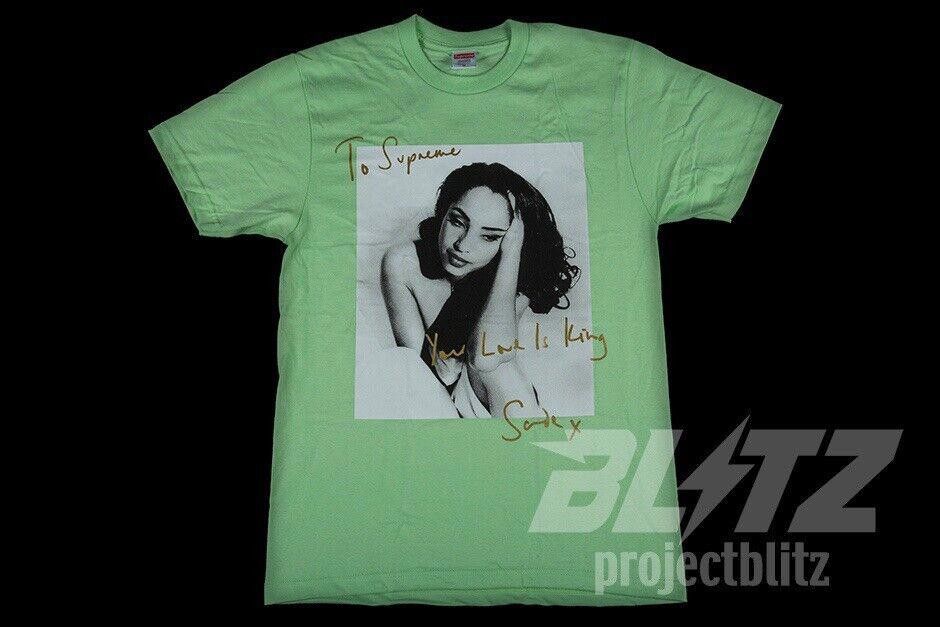 Supreme SS17 SUPREME SADE TEE T-SHIRT LIGHT GREEN SIZE M MEDIUM 2017 Size US M / EU 48-50 / 2 - 2 Thumbnail