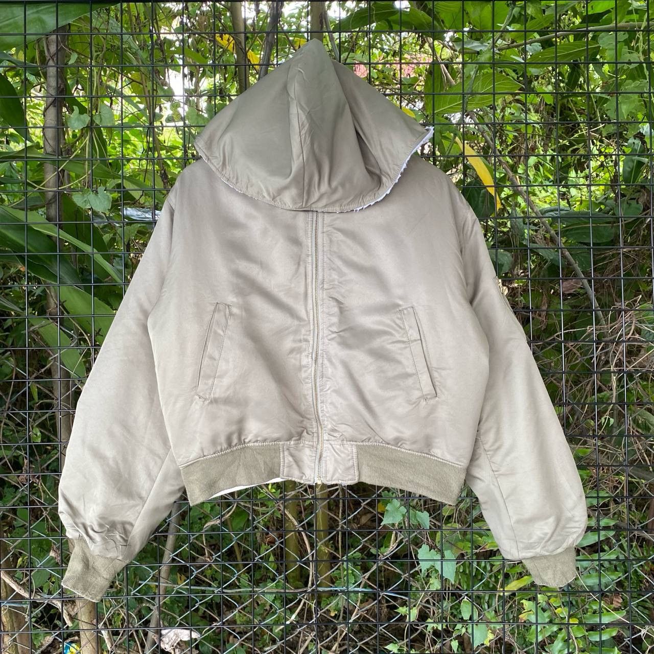 Japanese Brand × Vintage Vtg Earth M&E Sherpa Riversible Hoodie Zipper Jacket Size M / US 6-8 / IT 42-44 - 9 Thumbnail