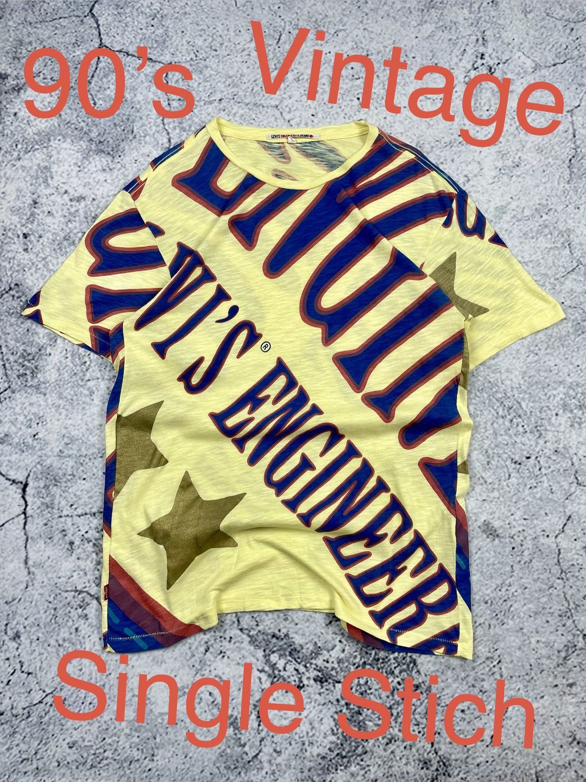 Levi's Vintage Levi’s Engineered L 90s Single Stitch T-Shirt egv Size US L / EU 52-54 / 3 - 1 Thumbnail