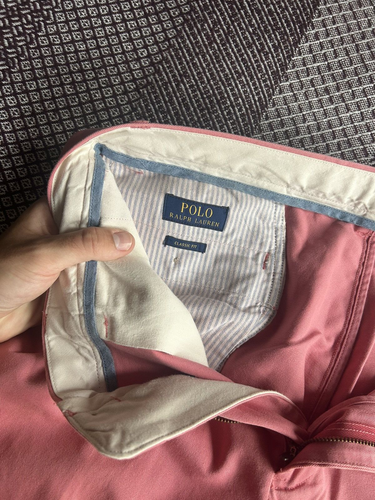 Polo Ralph Lauren Polo Ralph Lauren Classic Fit Pants Solid Size 34 Japanese Size US 34 / EU 50 - 11 Thumbnail