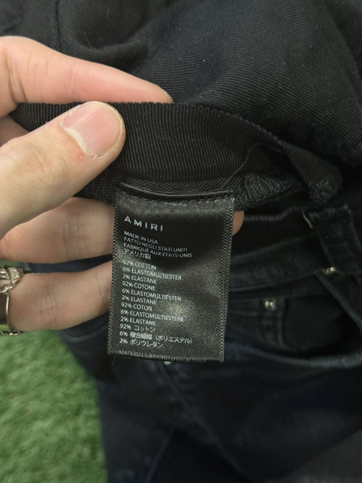 Amiri Amiri Black Jeans Size 31 Clean Condition Size US 31 - 11 Thumbnail