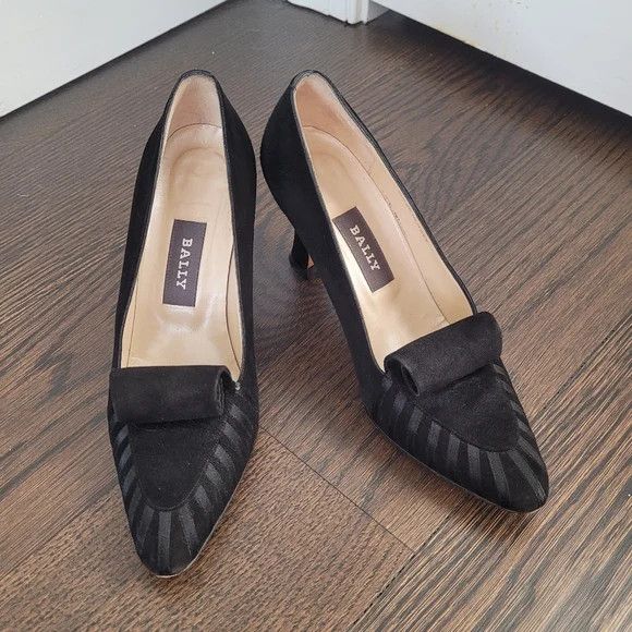 Bally Juliette Suede Pump Size US 5 / IT 35 - 2 Thumbnail