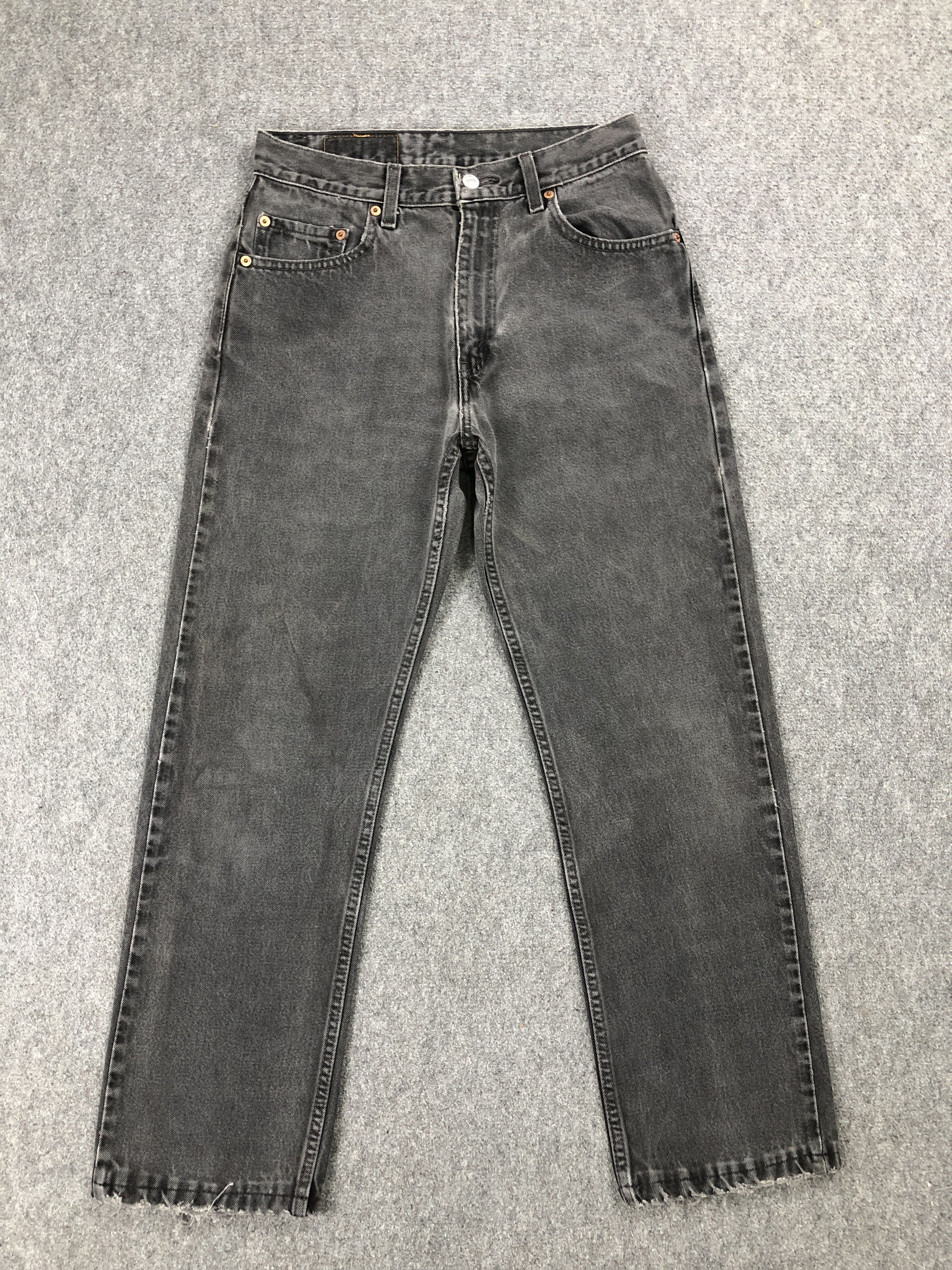 Levi's Vintage 90s Levis 505 Faded Black Jeans DP2264 Size US 28 / EU 44 - 1 Thumbnail