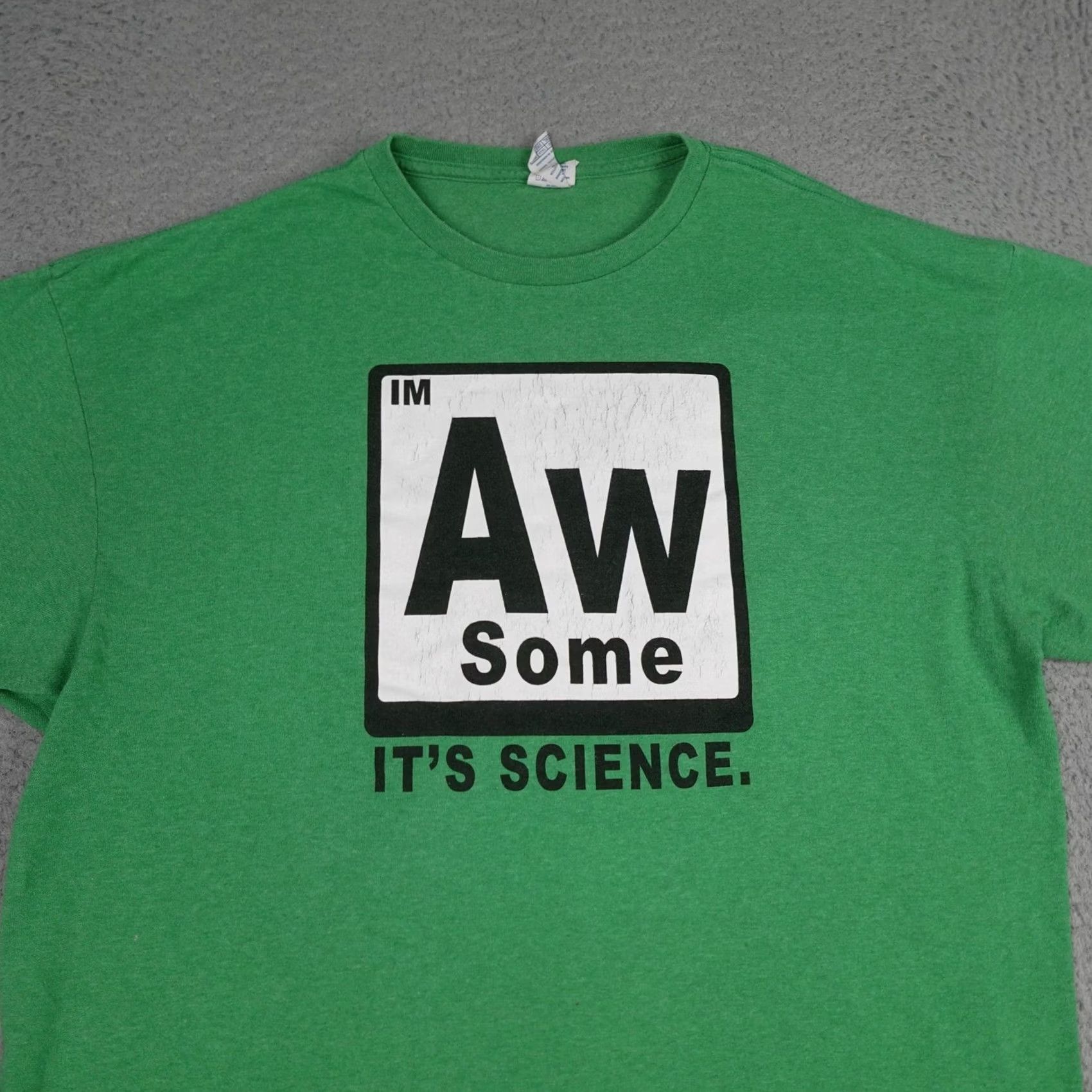Vintage VINTAGE Shirt Green Graphic Funny Nerd Dad Mens 2XL Size US XXL / EU 58 / 5 - 3 Thumbnail