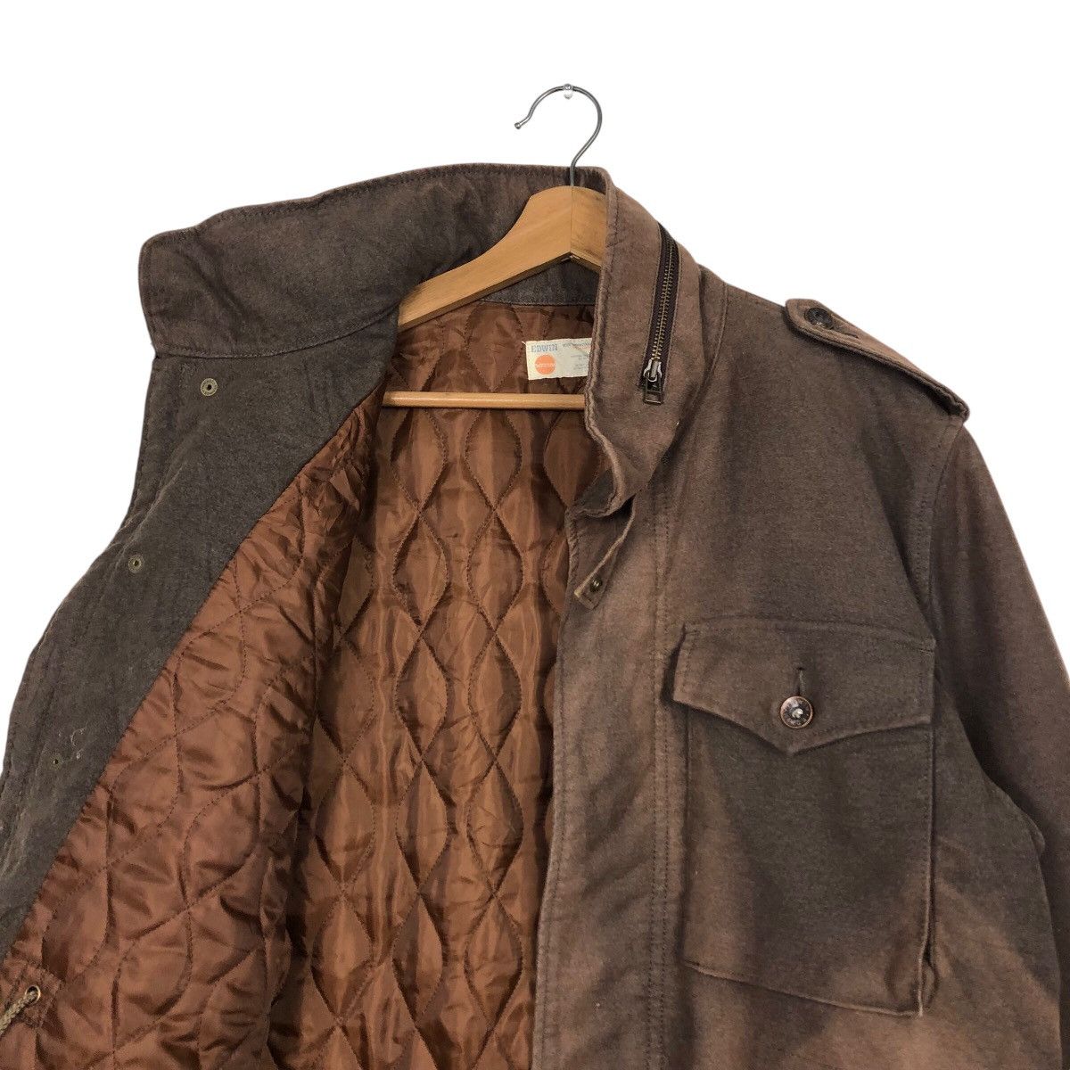 Edwin 📌Vintage Chore Biker Jacket Edwin Multi Pocket Sun Faded Size US M / EU 48-50 / 2 - 13 Thumbnail