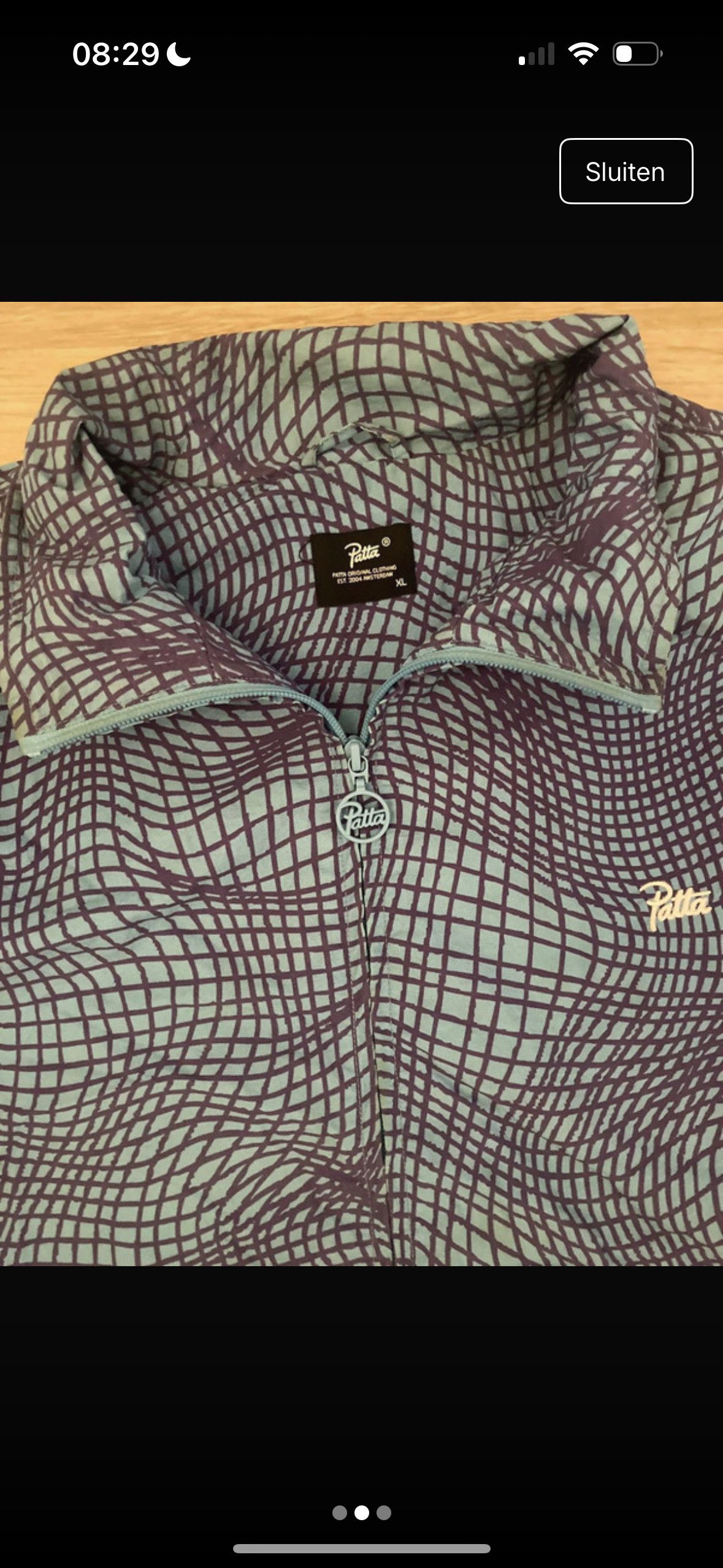 Patta Blue Patta Grid Relax Tracksuit Size US 30 / EU 46 - 2 Thumbnail