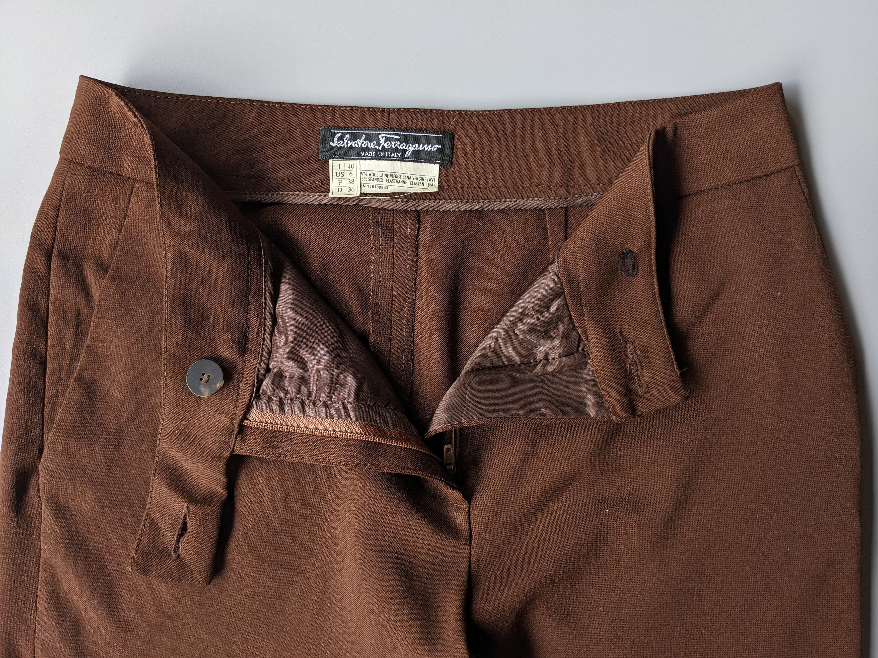 Salvatore Ferragamo Vintage Salvatore Ferragamo trouser Size 28" / US 6 / IT 42 - 3 Thumbnail