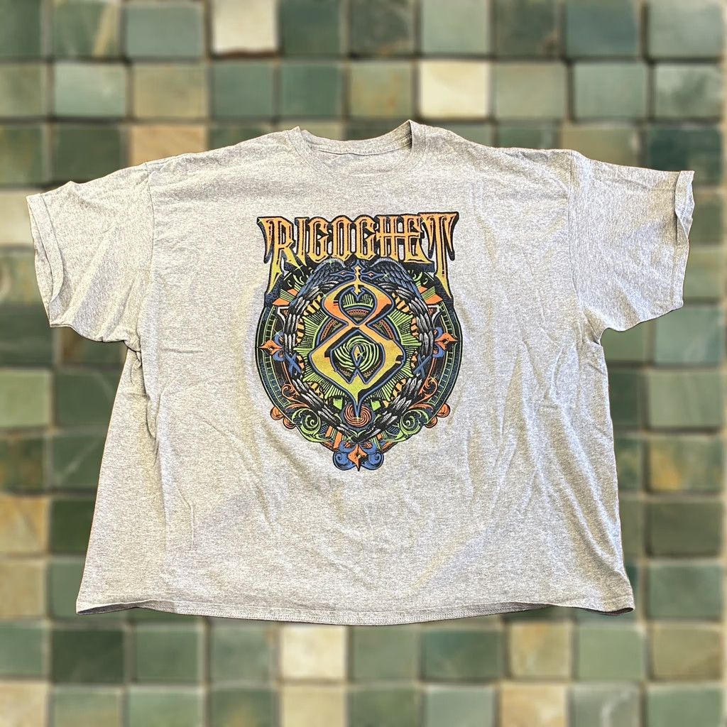Vintage Ricochet Wrestling Shirt 3XL Gray Adult Size US XXL / EU 58 / 5 - 1 Thumbnail