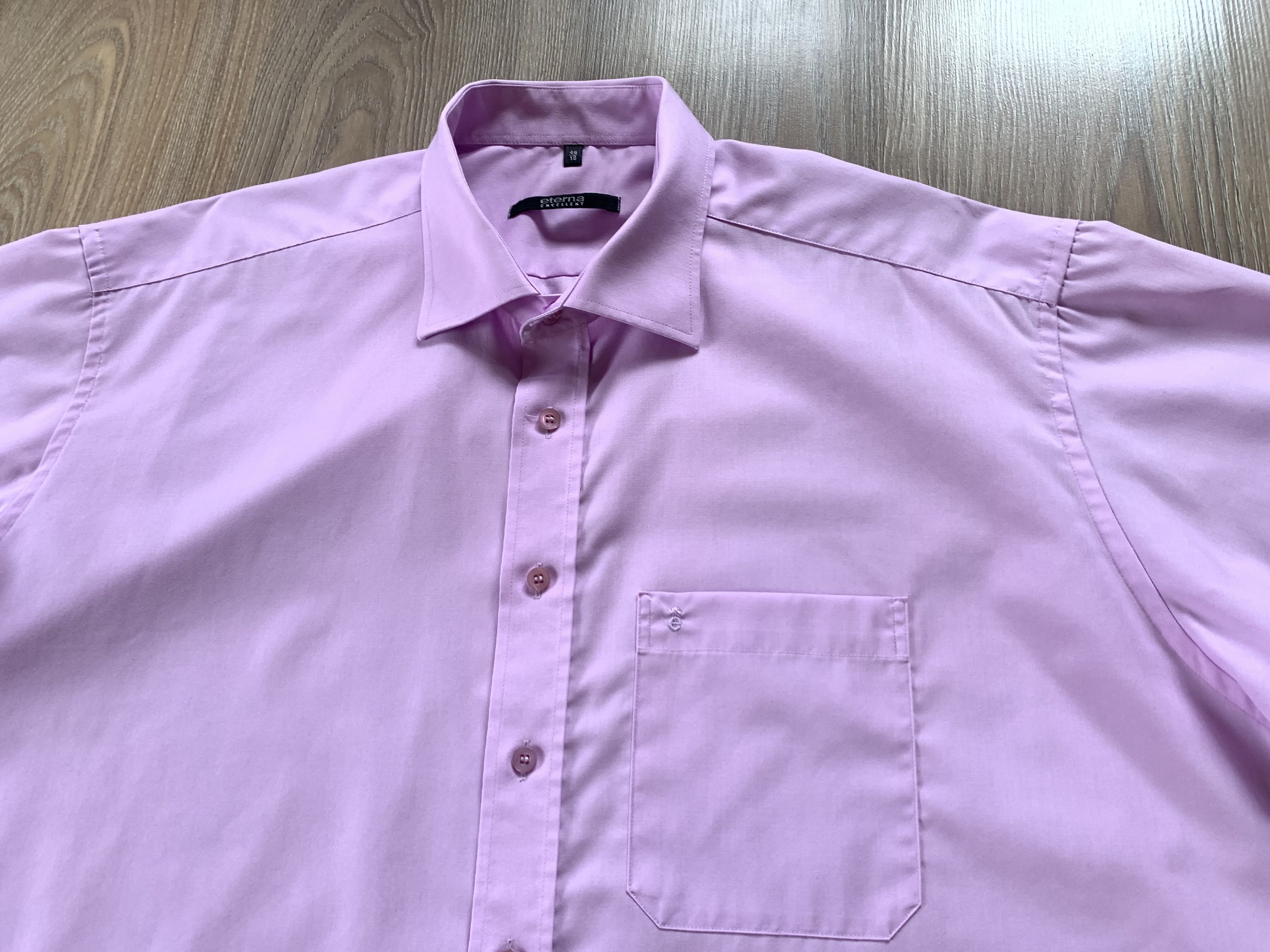 Other Eterna Excellent Formal Purple Short Sleeve Shirt Size US XXL / EU 58 / 5 - 4 Thumbnail