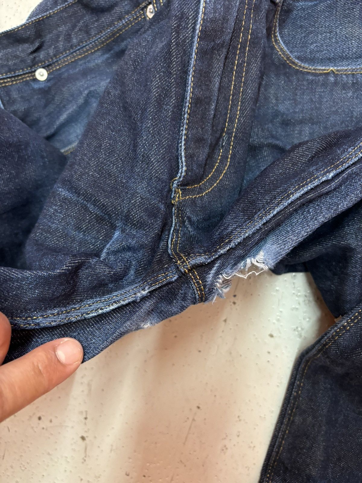 Acne Studios × Designer ***FINAL DROP***RARE ACNE STUDIOS MAX RAW DENIM 36 Size US 36 / EU 52 - 10 Thumbnail