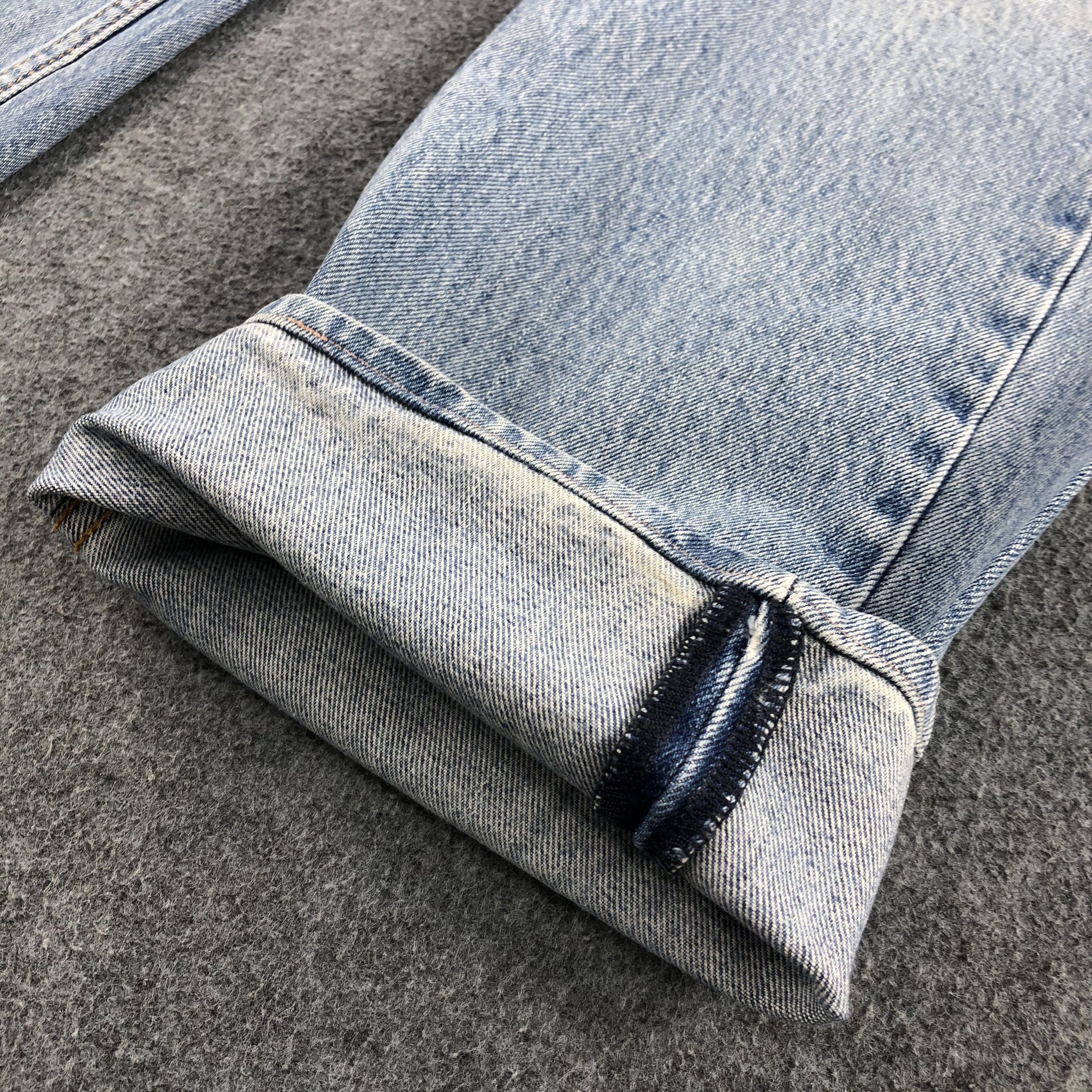 Levi's Vintage Levis 505 Jeans Stone Wash Distress Denim KJ468 Size US 33 - 6 Thumbnail