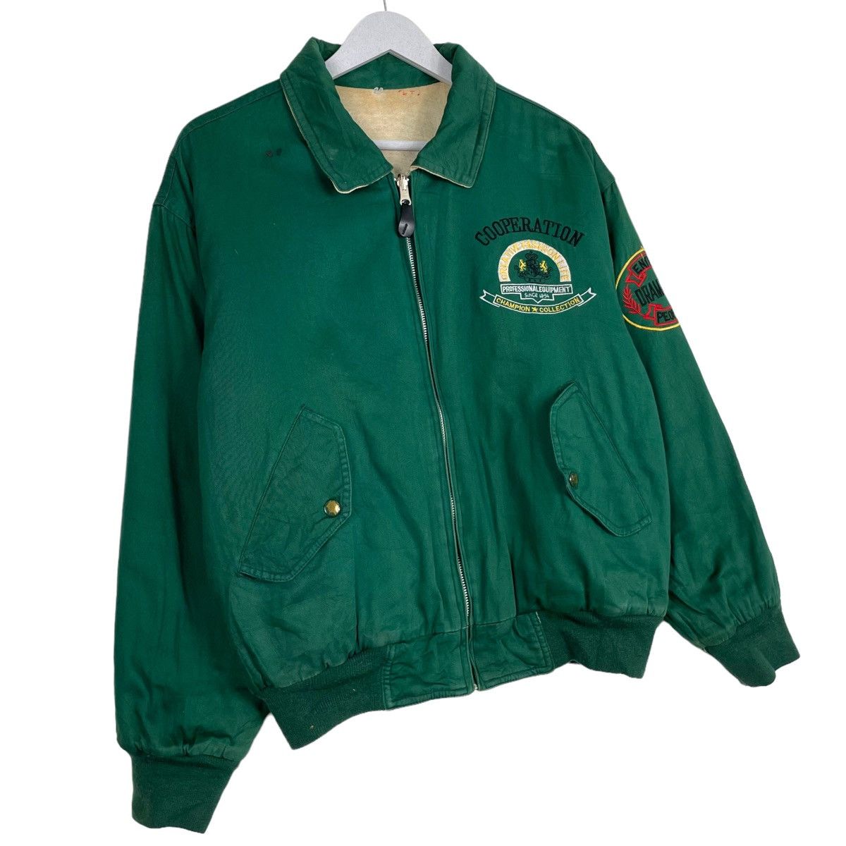 Japanese Brand 💥80s AUCTION GOD SPEED JAPAN RACING REVERSIBLE JACKET Size US M / EU 48-50 / 2 - 4 Thumbnail