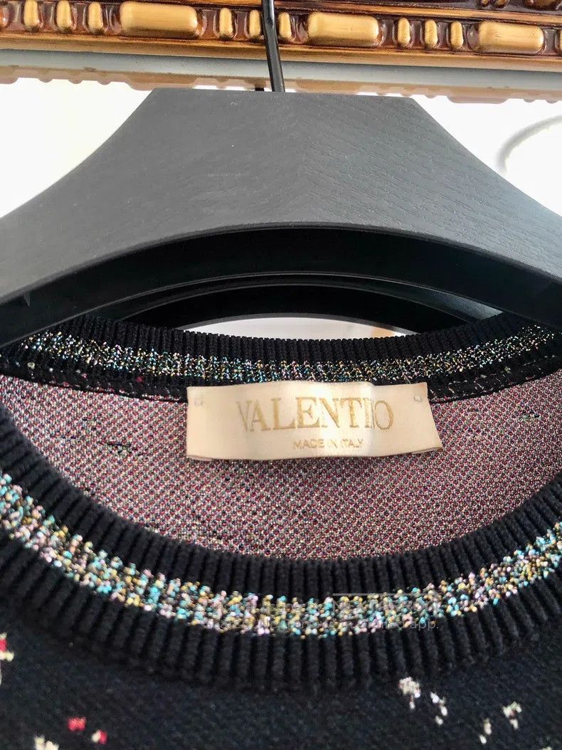 Valentino Valentino Moon Universe Starry Sky Embroidered Sweater Size L / US 10 / IT 46 - 5 Thumbnail
