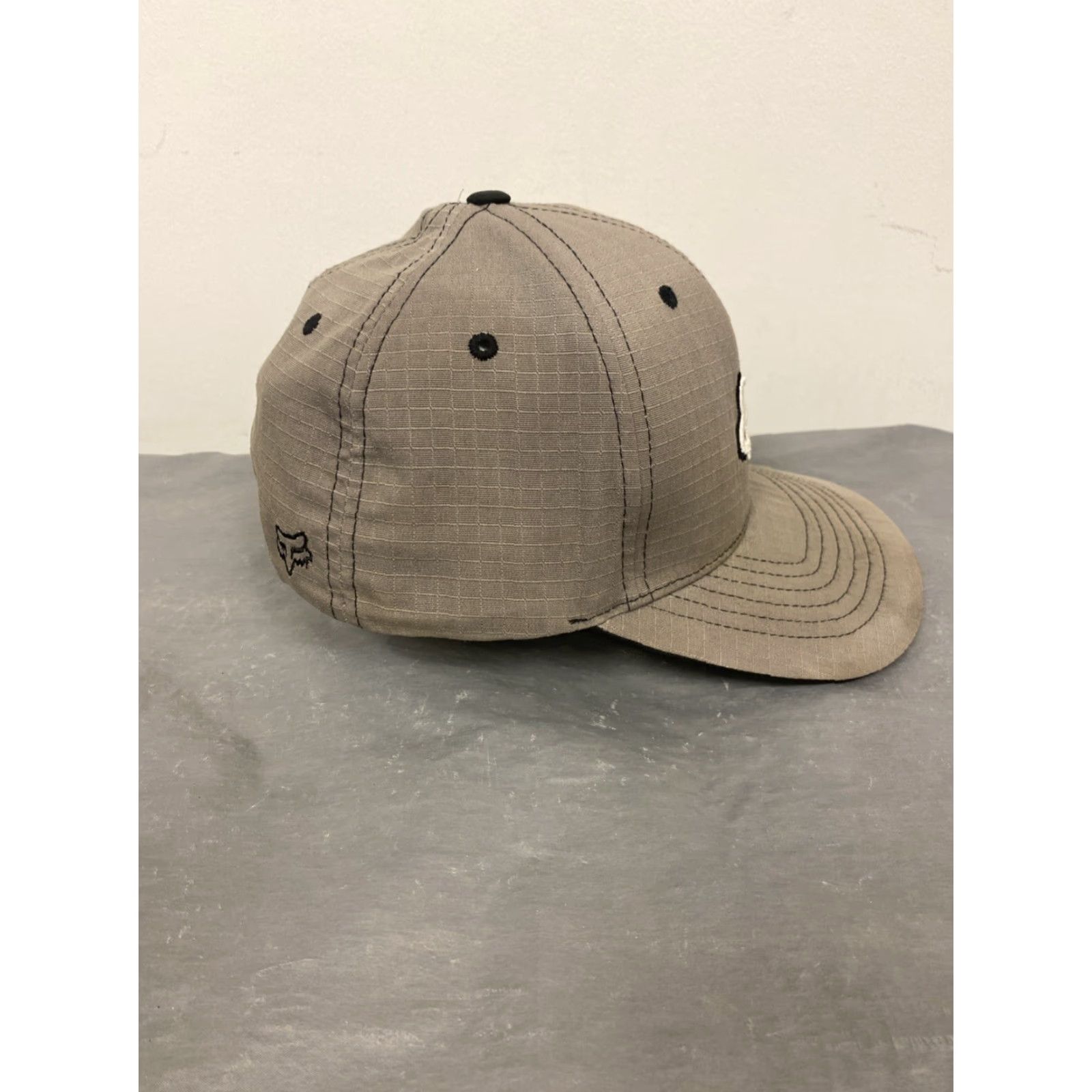 Fox Racing VINTAGE Fox Racing Baseball Cap Hat Fitted S/M Men Cotton Gray Casual Outdoor Size ONE SIZE - 3 Thumbnail
