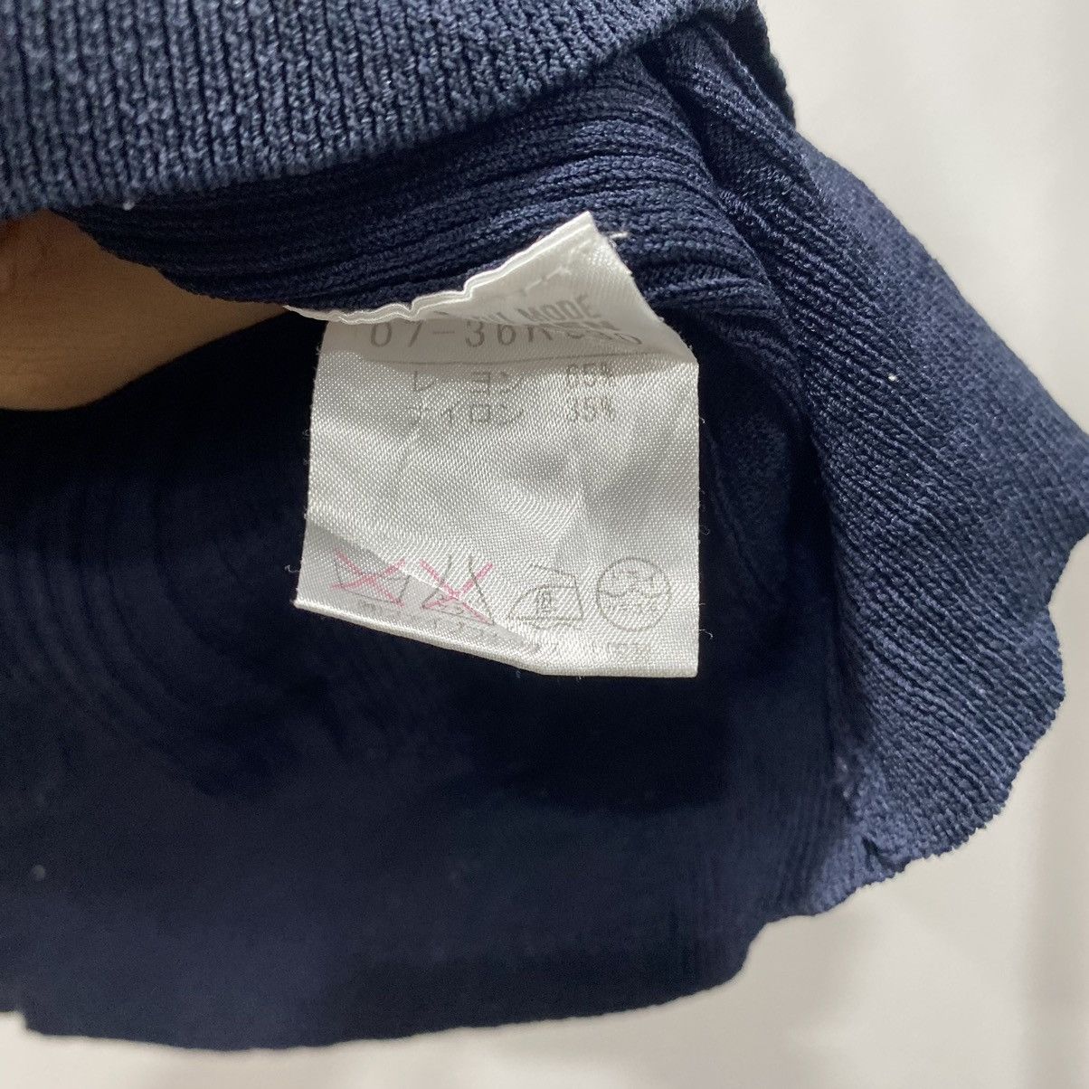Comme Ca Ism × Japanese Brand × Vintage Sickk☠️ Comme Ca Du Mode Knit Double Collar Polo Shirt Size US S / EU 44-46 / 1 - 8 Thumbnail