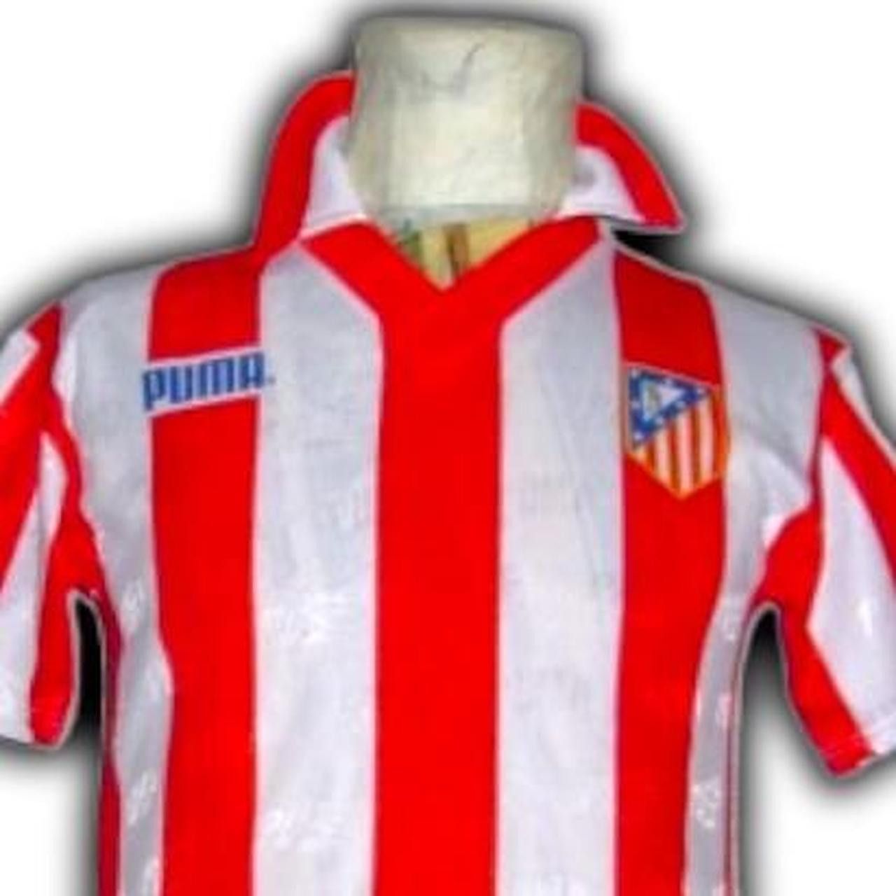 Puma Atletico Madrid 1993 1994 Home Shirt Jersey trikot Camiseta Size US S / EU 44-46 / 1 - 4 Thumbnail