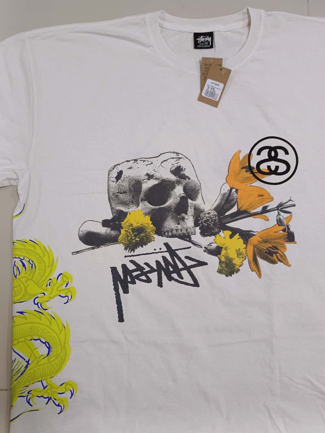 Hypebeast × Stussy RARE STUSSY STRIKE TEE PIGMENT DYED XXL Size US XXL / EU 58 / 5 - 3 Thumbnail