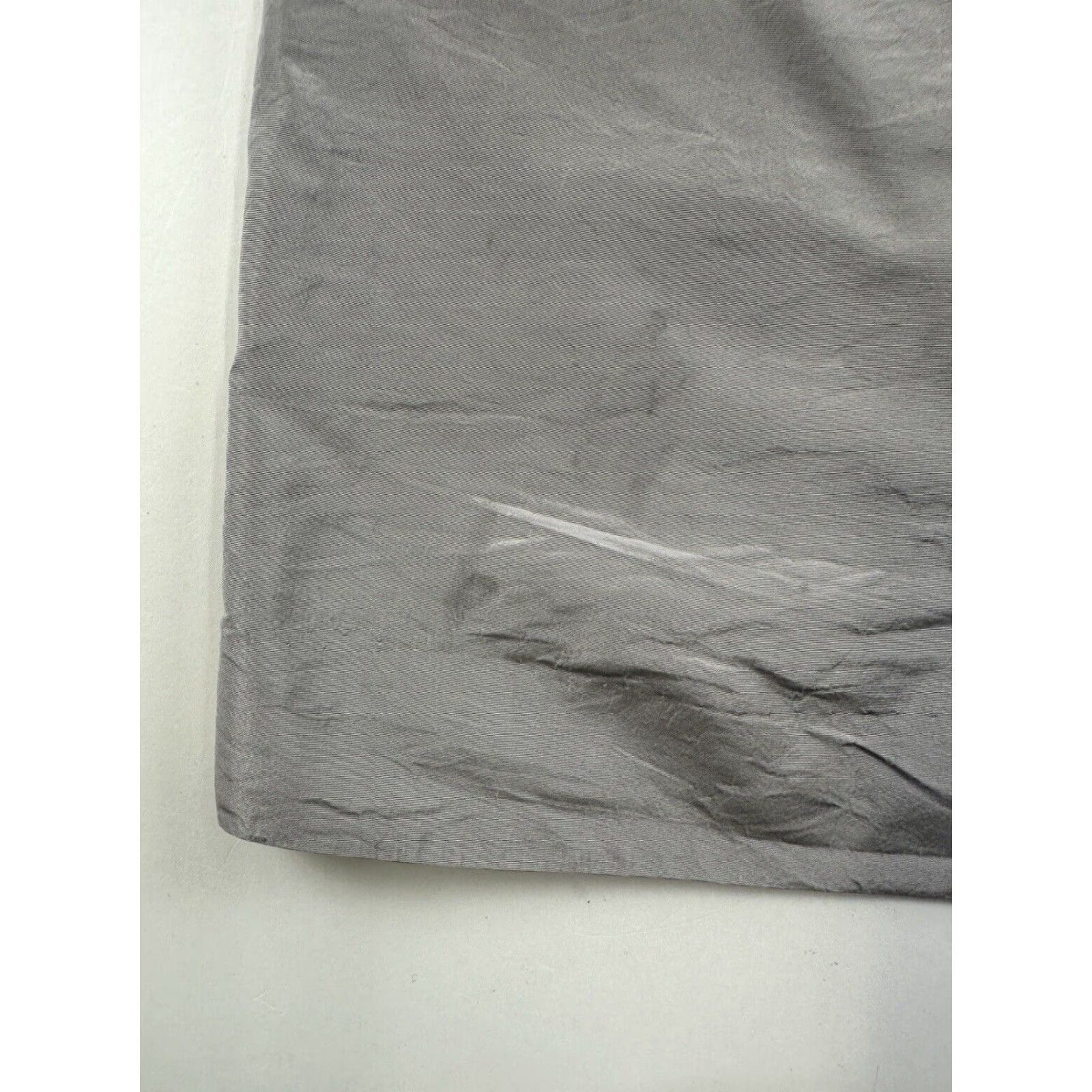 J.Crew J.CREW Dress Womens 4 Gray Silk Sleeveless Ruffle A-Line Zip Short - Side Zip Womens Size S / US 4 / IT 40 - 2 Thumbnail