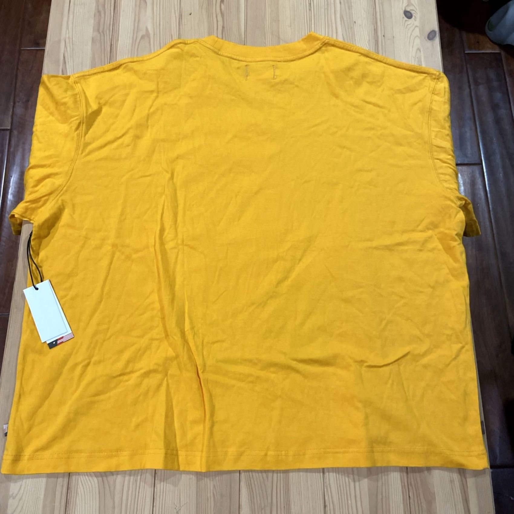 Honor the Gift Honor The Gift T-Shirt Oversize Mens XL Crew Neck Short Sleeve Yellow Cotton Regular Men’s Size US XL / EU 56 / 4 - 7 Thumbnail