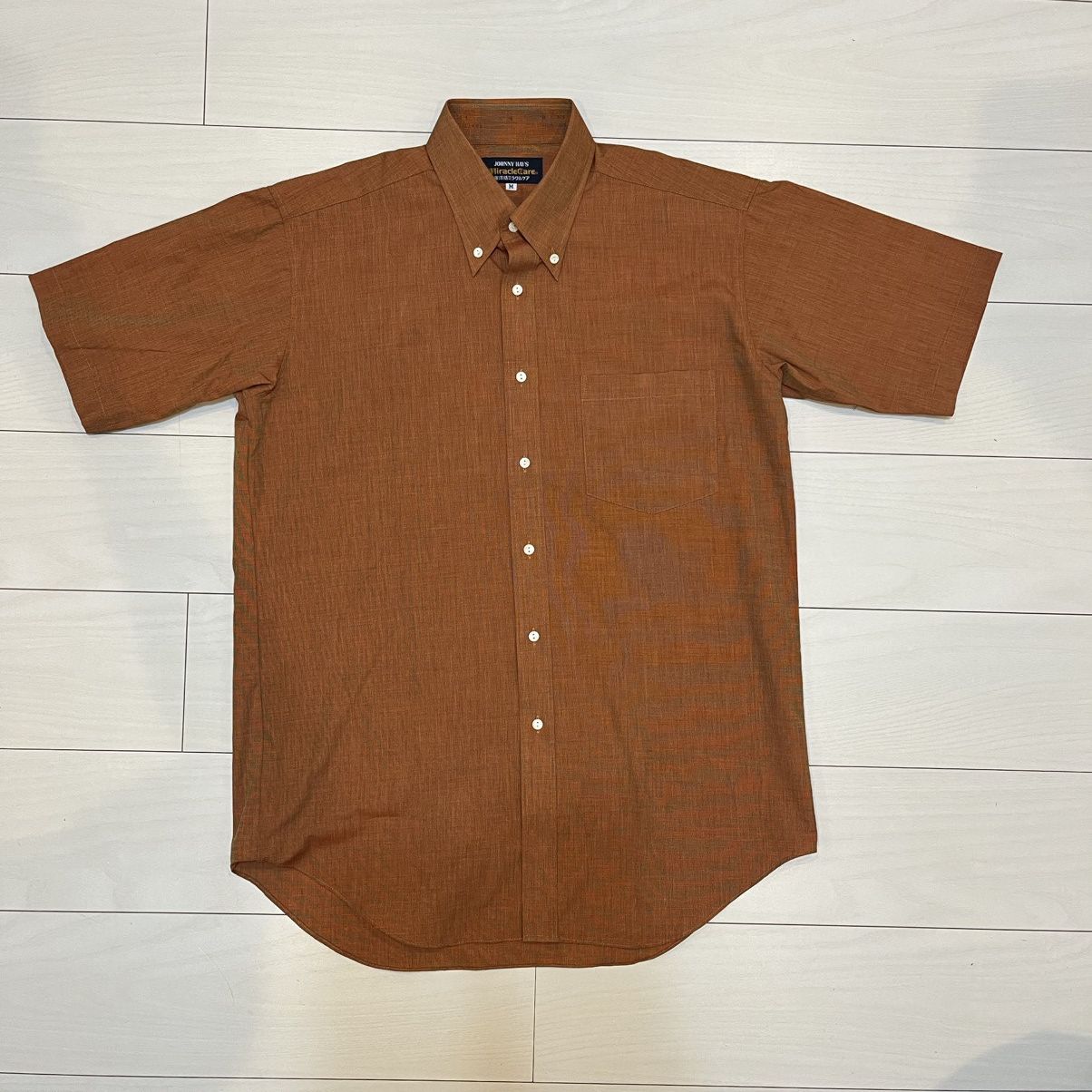 Helmut Lang × Japanese Brand Made in Japan metallic bronze half shirts Size US M / EU 48-50 / 2 - 1 Thumbnail
