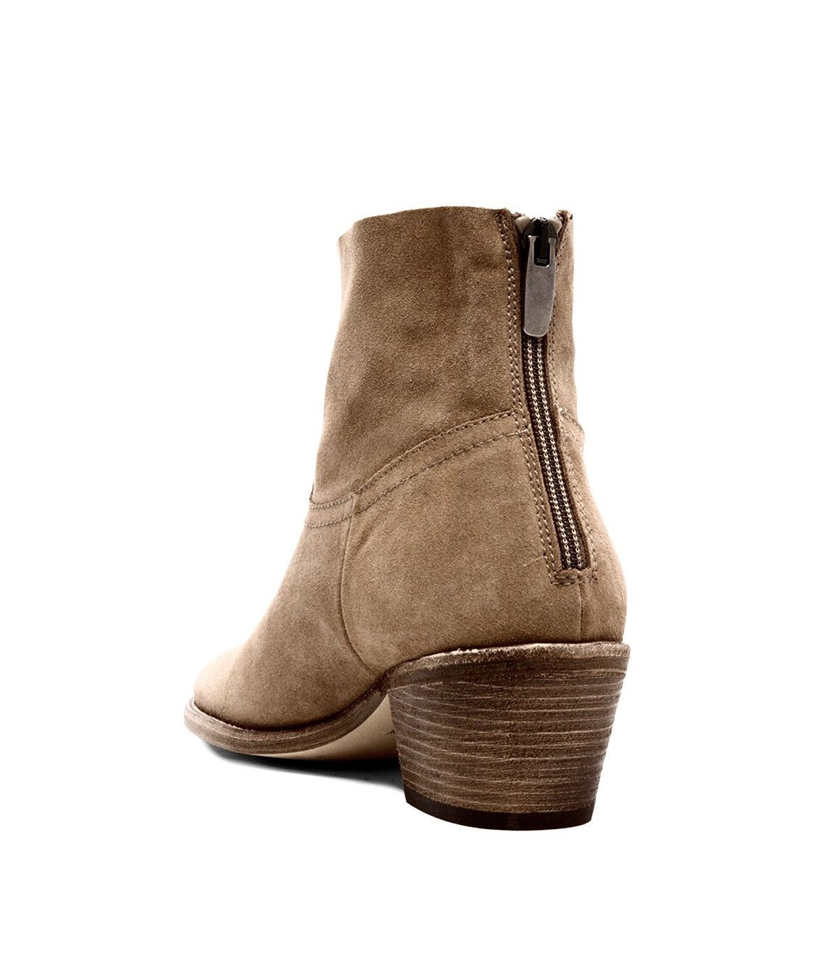 Other $590~ELYSE WALKER L.A.~Tan Distressed Suede Booties~37/7 Size US 7 / IT 37 - 8 Thumbnail