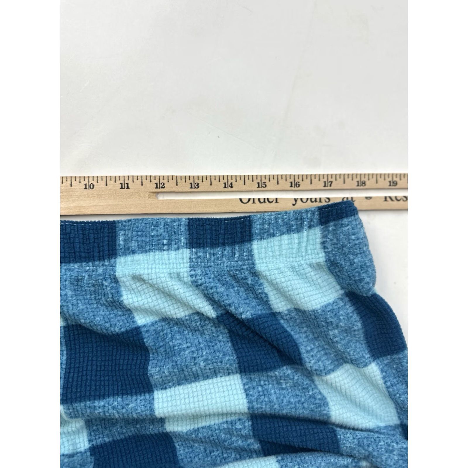 Eddie Bauer Eddie Bauer Pajama Pants Women XL Fleece Blue Plaid Pajama Pants Womens XL Blue Fleece Size 40" / US 18 - 5 Thumbnail