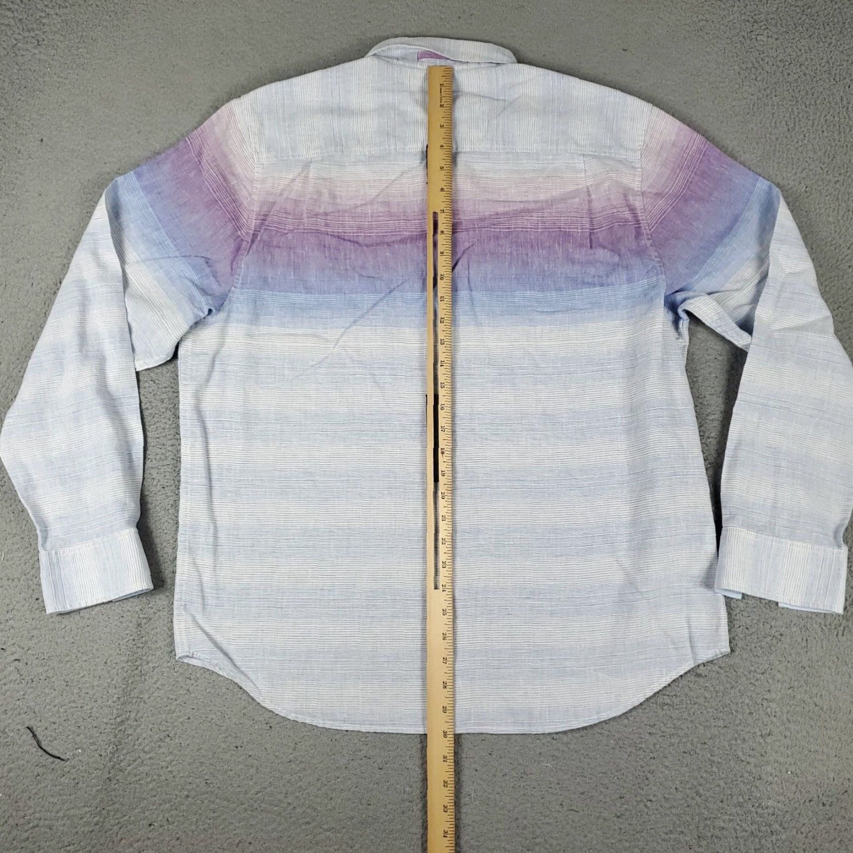 Tommy Bahama Tommy Bahama Blue Striped Linen Button-Up Shirt Mens Large Long Sleeve Casual Size US L / EU 52-54 / 3 - 4 Thumbnail
