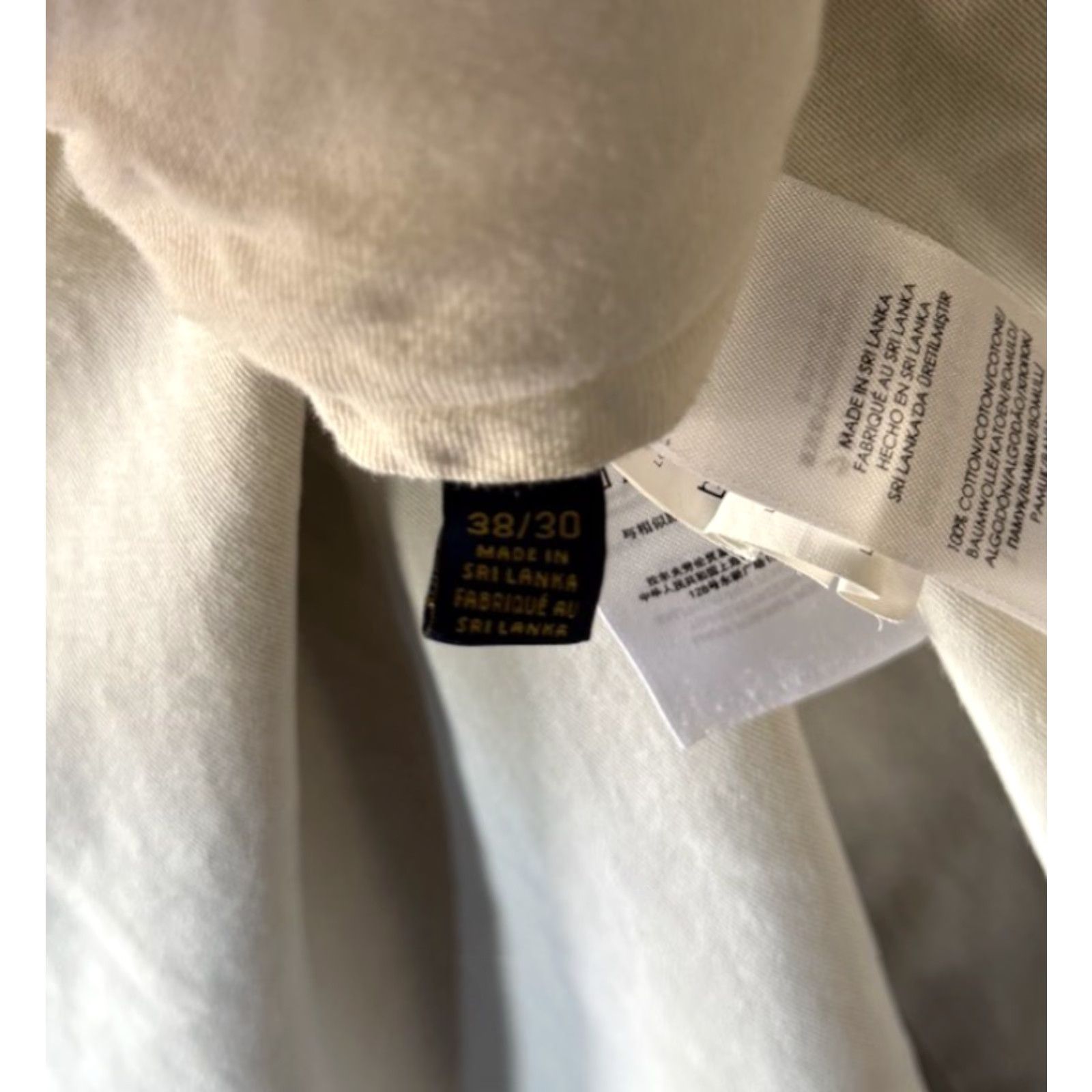 Polo Ralph Lauren Polo Ralph Lauren Mens Chino Pants Ivory Straight Leg Size 38 x 30 Size US M / EU 48-50 / 2 - 4 Thumbnail