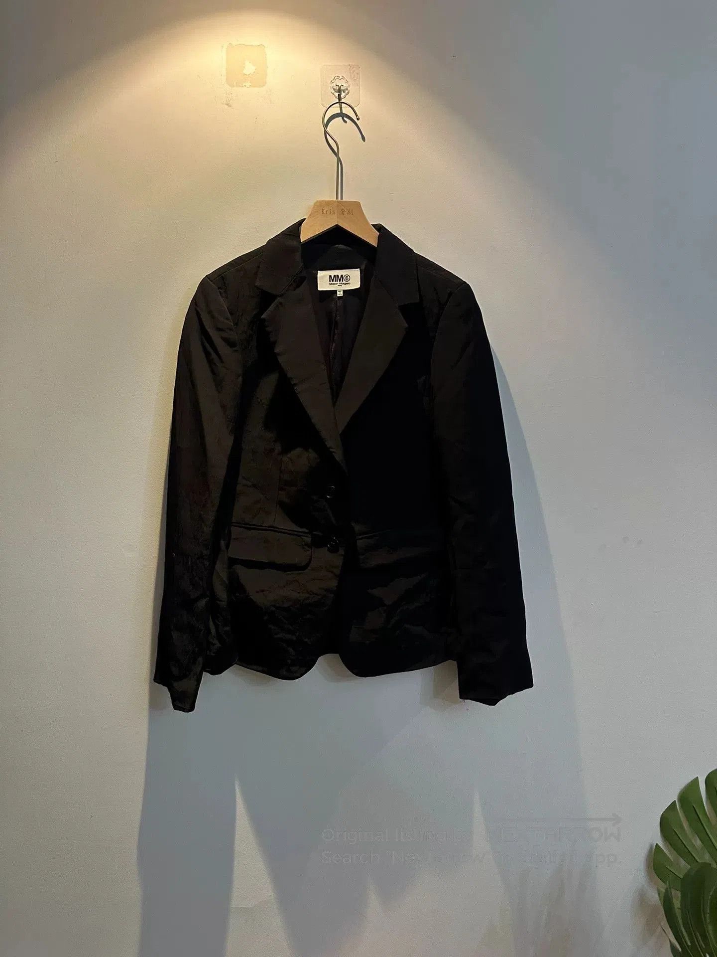 maison margiela mm6 black blazer jacket.