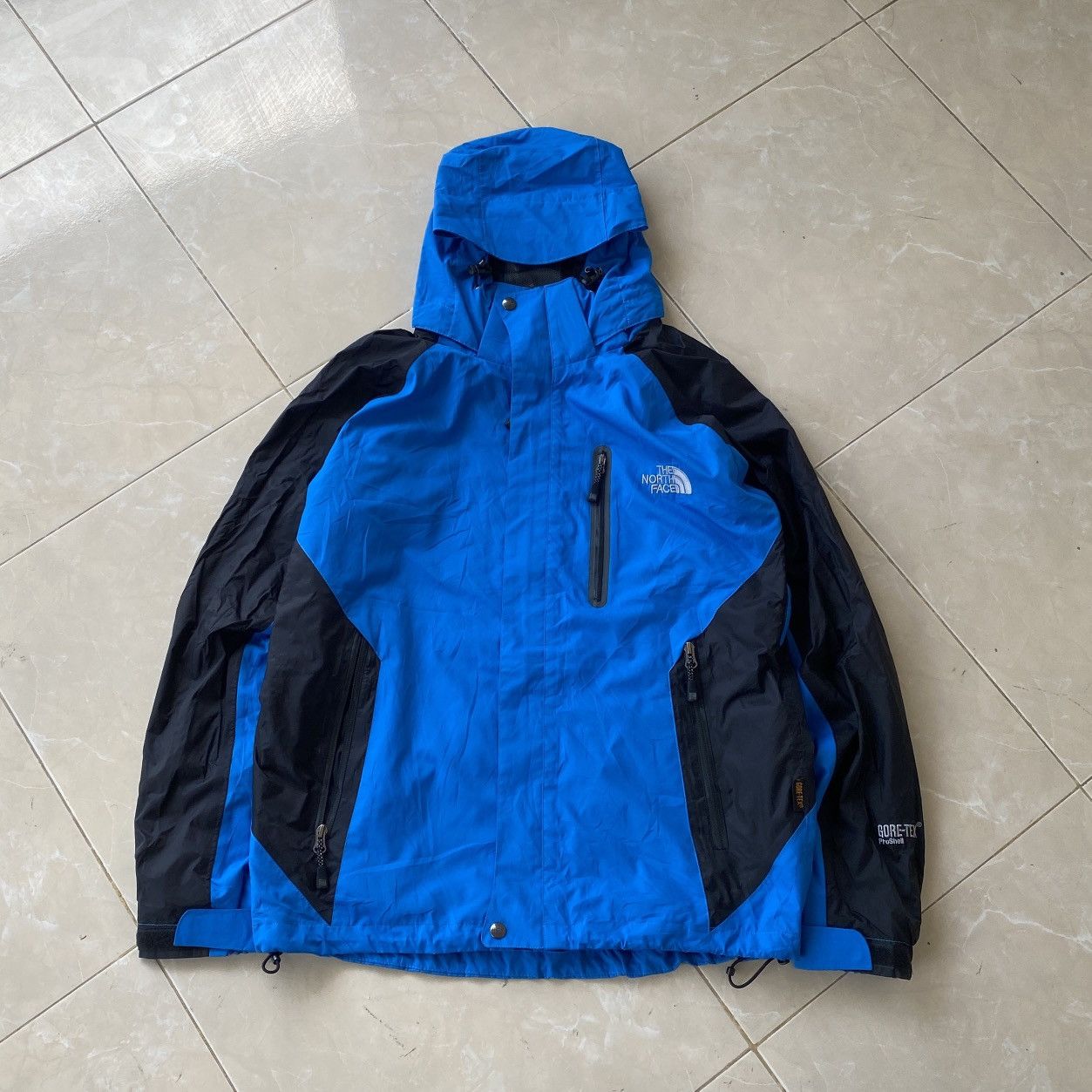 Image of Goretex x Outdoor Life Gorpcore Men's The North Face Jacket Gore-Tex Size:s in Blue (Size Small)