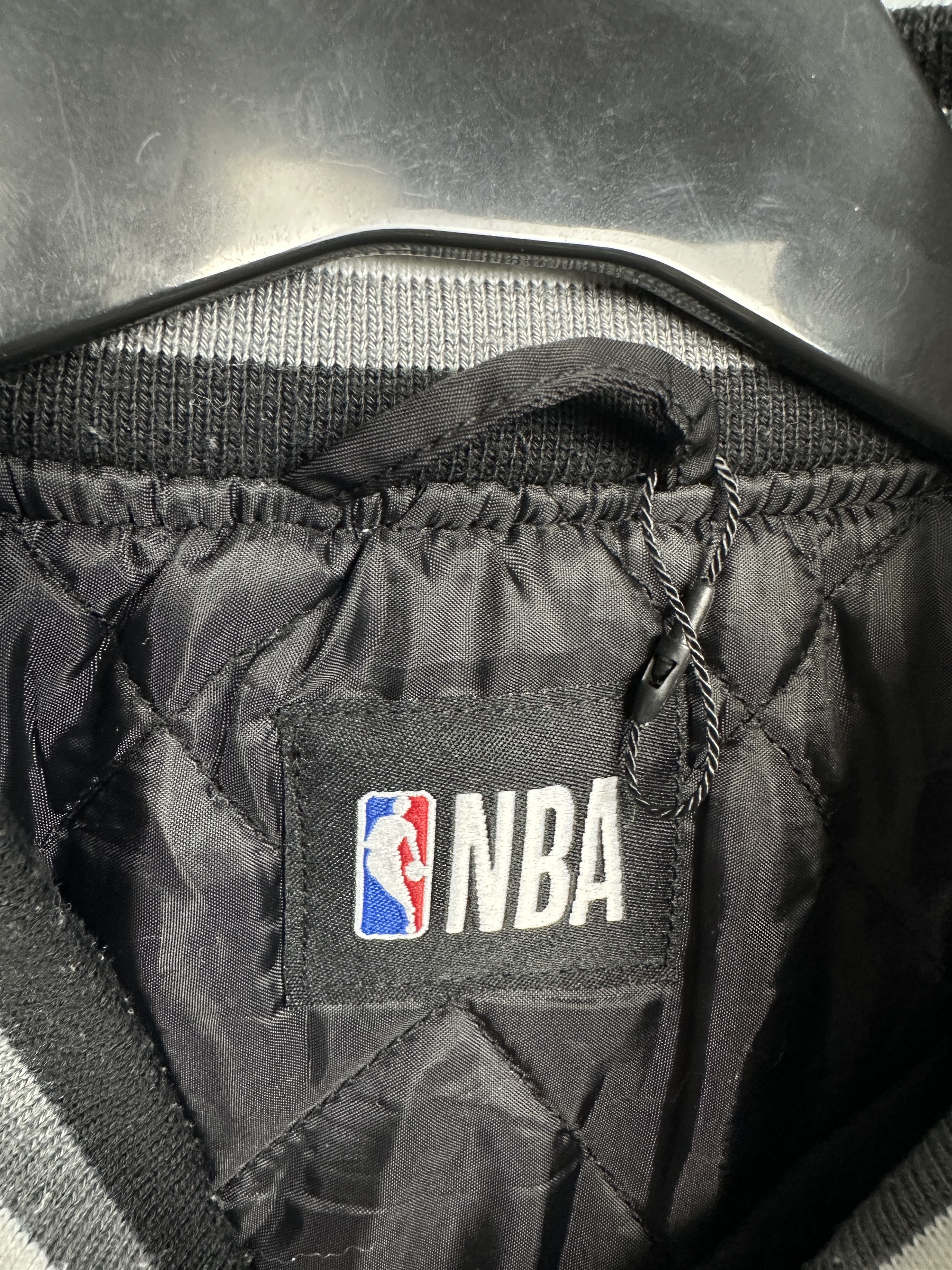 NBA NBA Brooklyn Nets Durant 7 Satin Bomber Jacket Size US XL / EU 56 / 4 - 6 Thumbnail