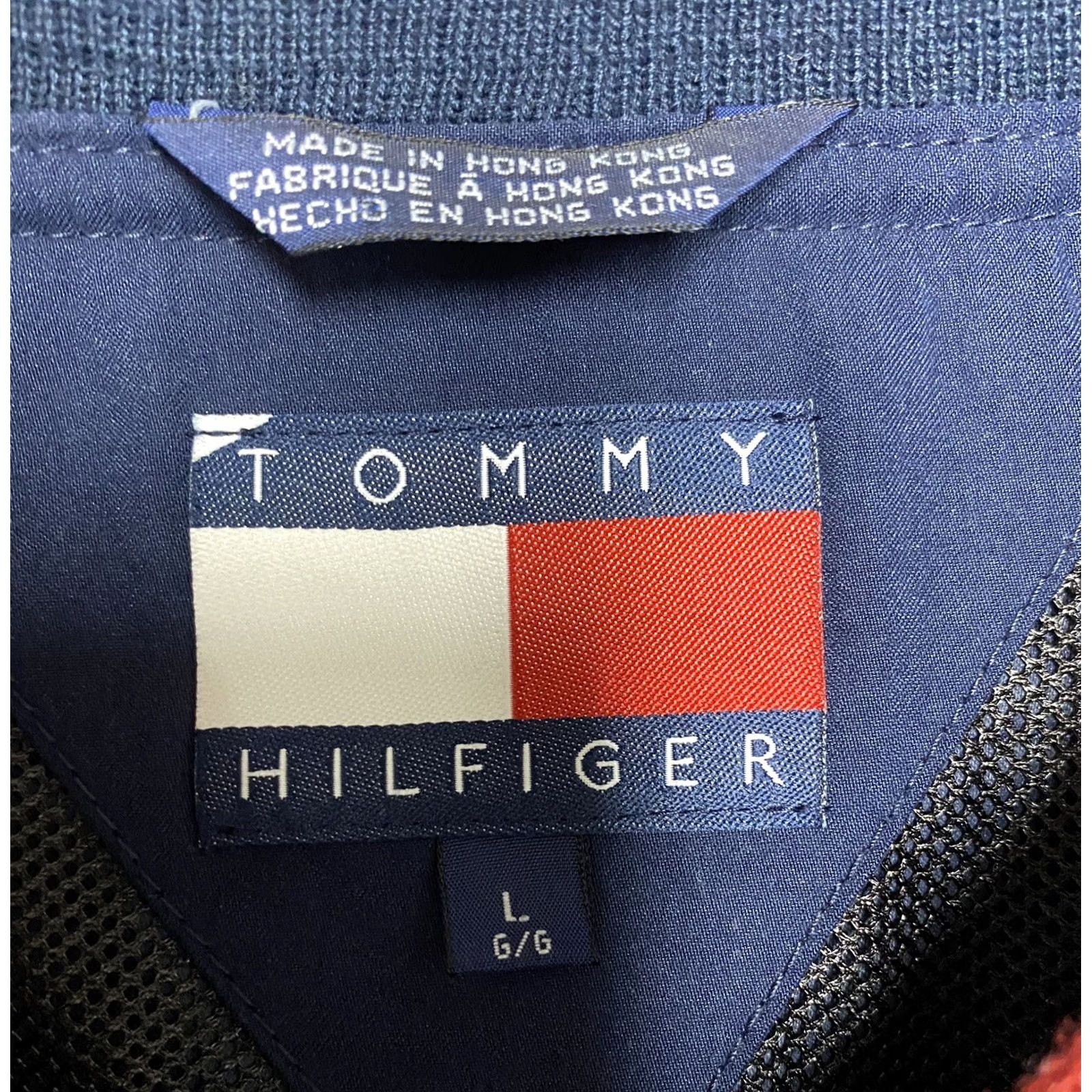 Tommy Hilfiger VINTAGE Tommy Hilfiger Windbreaker Jacket Pullover Jacket Men L Blue Golf Wind-Resistant Logo 2000s - Regular Branded Size US L / EU 52-54 / 3 - 3 Thumbnail