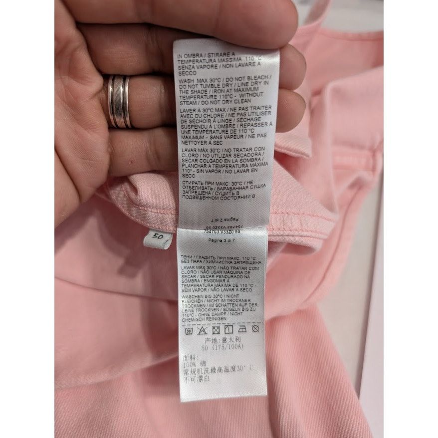 Bottega Veneta o1rshd1 Washed Colorured Denim Shirt in Camelia Size US M / EU 48-50 / 2 - 15 Thumbnail