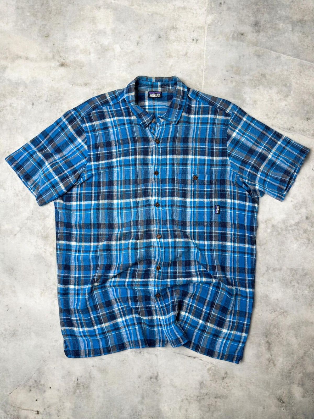 Patagonia Vintage 90s Patagonia organic cotton button up shirt