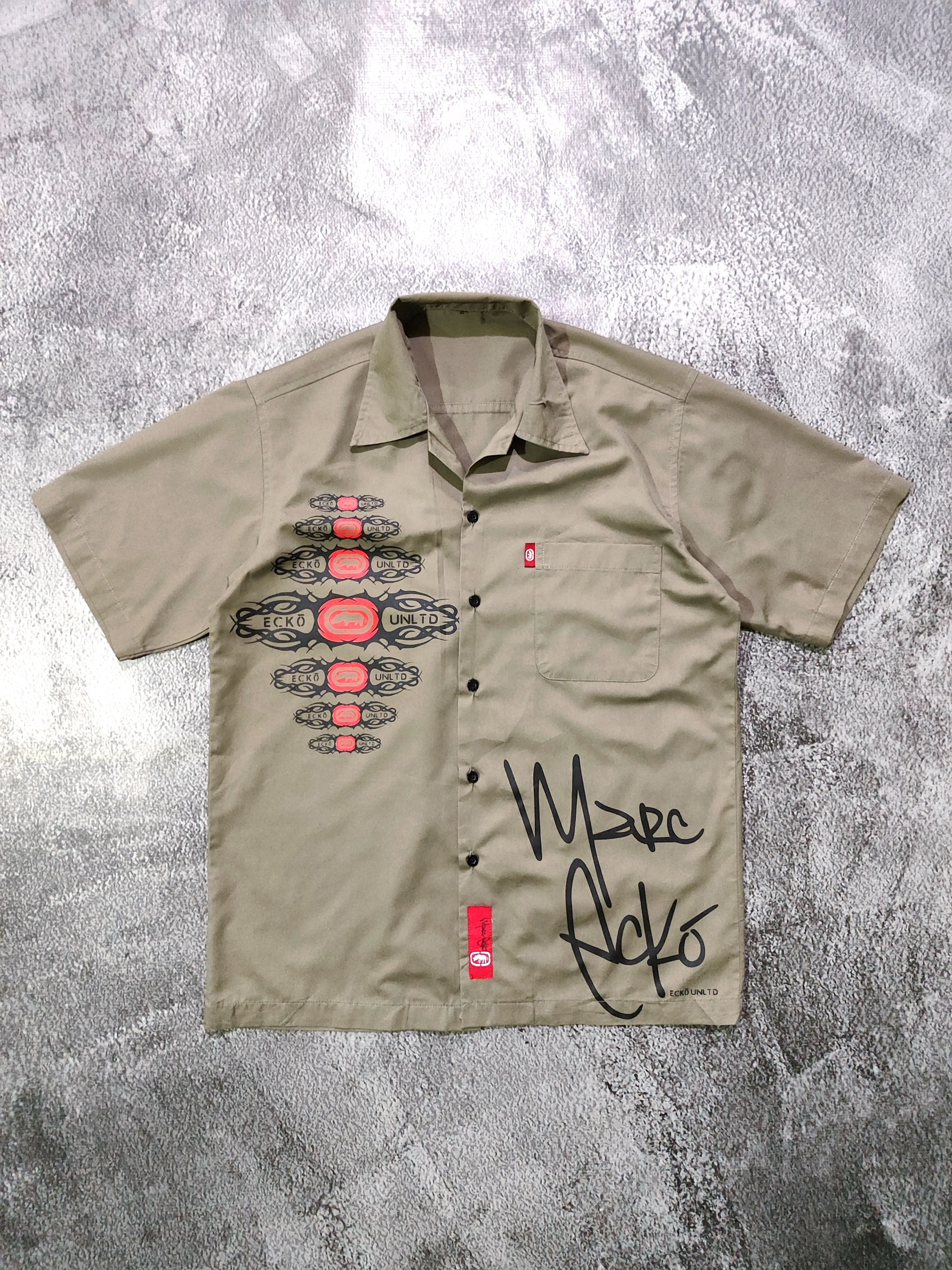 Ecko Unltd. Vintage Y2K Ecko Unltd. Tribal Button Shirt Size US M / EU 48-50 / 2 - 1 Thumbnail